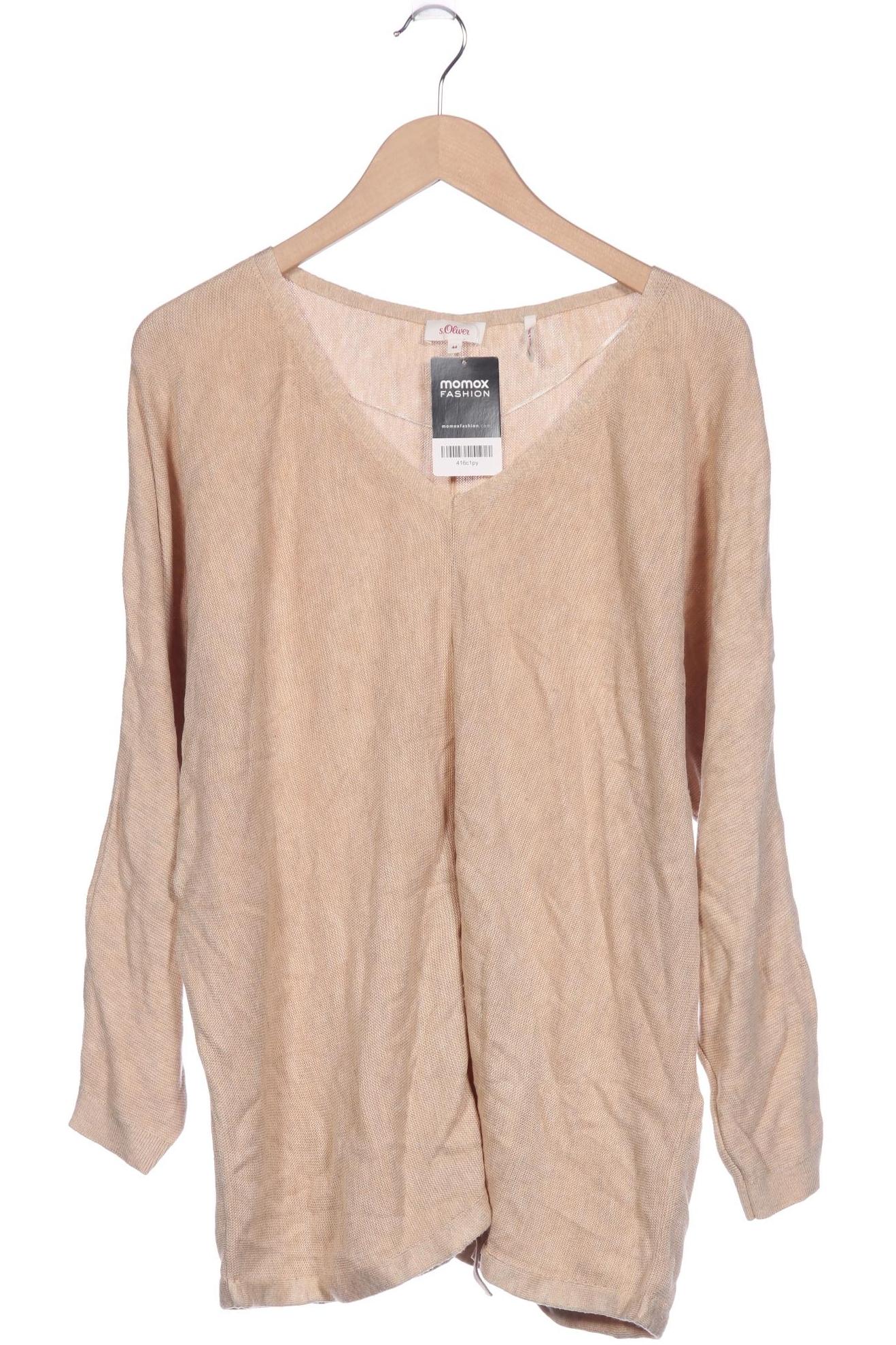

s.Oliver Damen Pullover, beige, Gr. 44