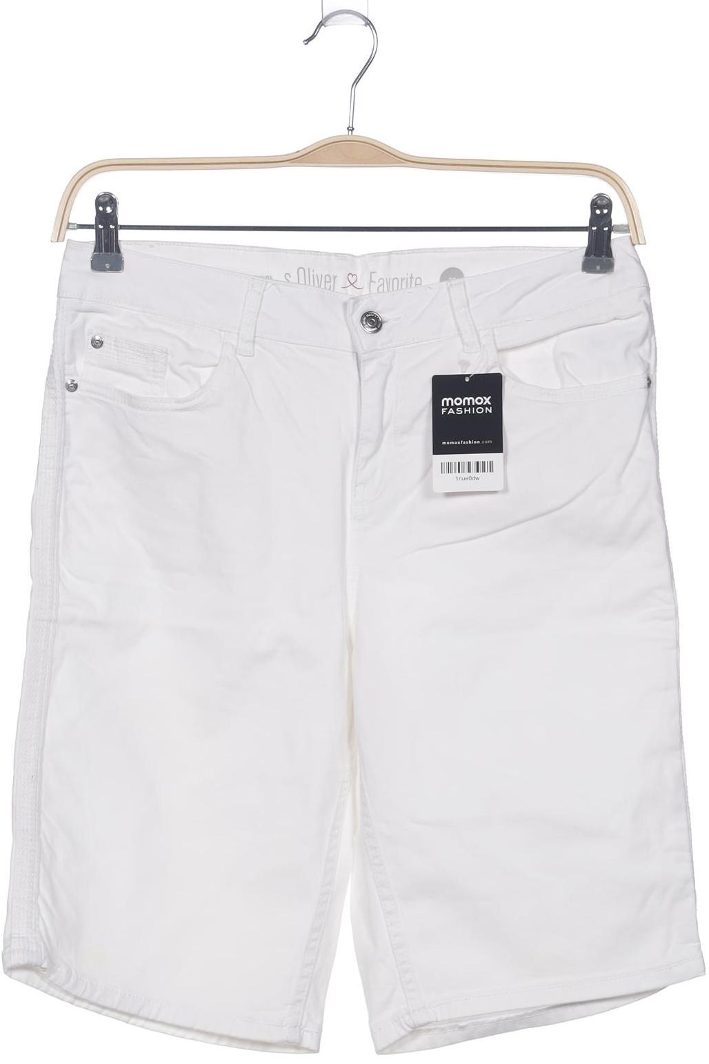 

s.Oliver Damen Shorts, weiß, Gr. 38
