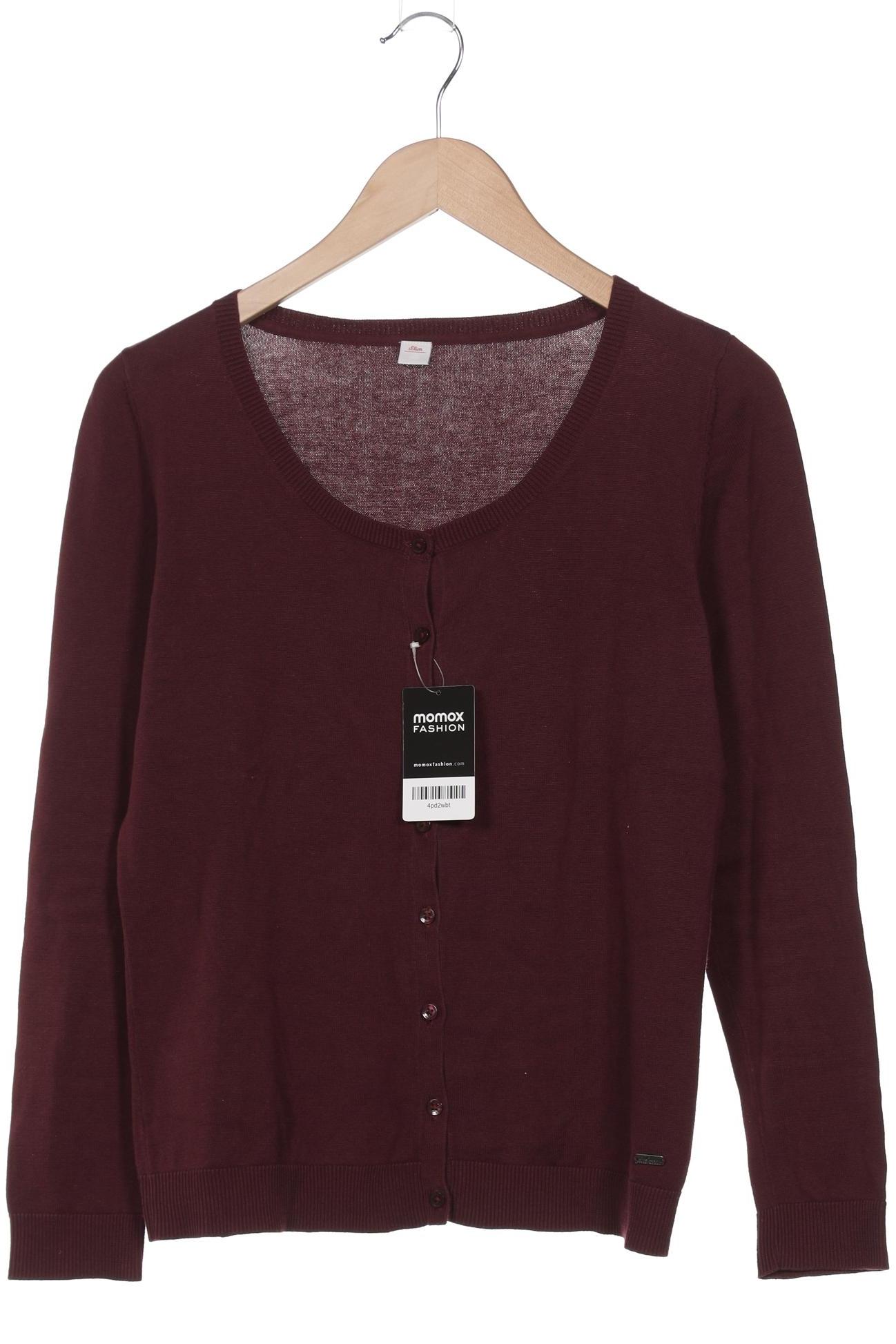 

s.Oliver Damen Strickjacke, bordeaux, Gr. 38