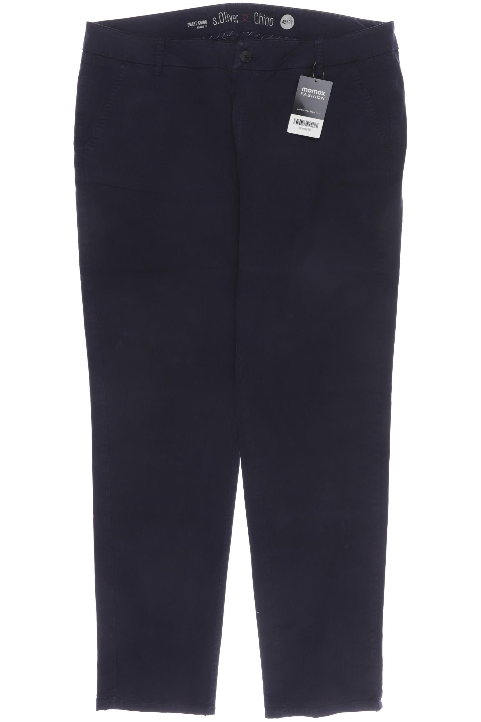 

s.Oliver Damen Stoffhose, marineblau, Gr. 42