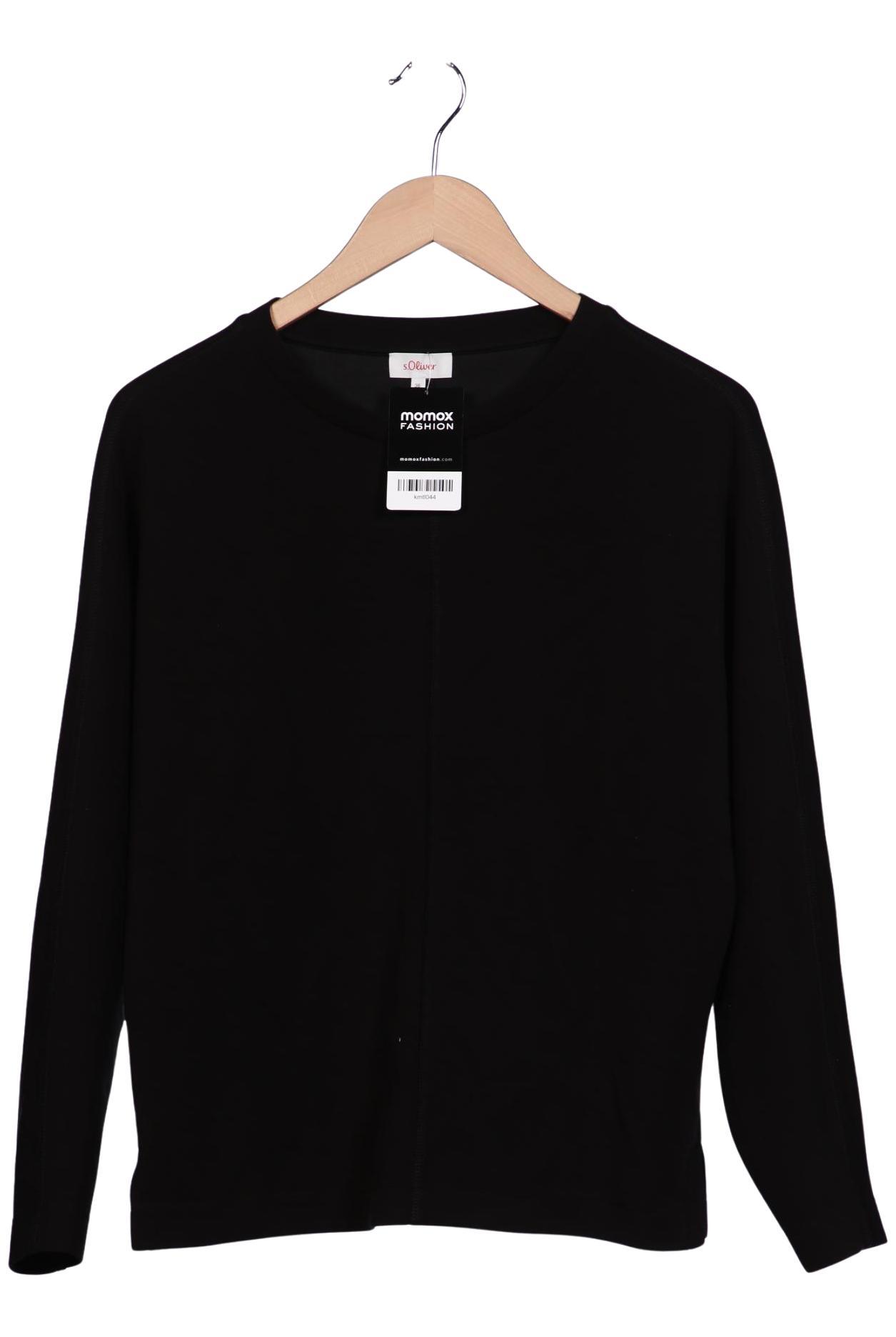 

s.Oliver Damen Sweatshirt, schwarz, Gr. 36