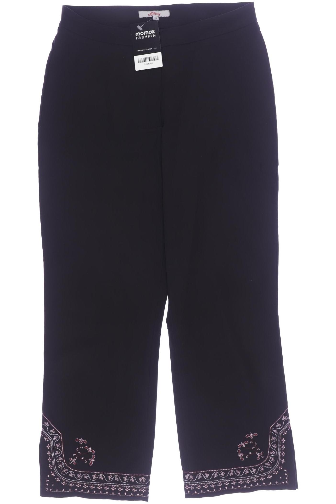 

s.Oliver Damen Stoffhose, schwarz, Gr. 38