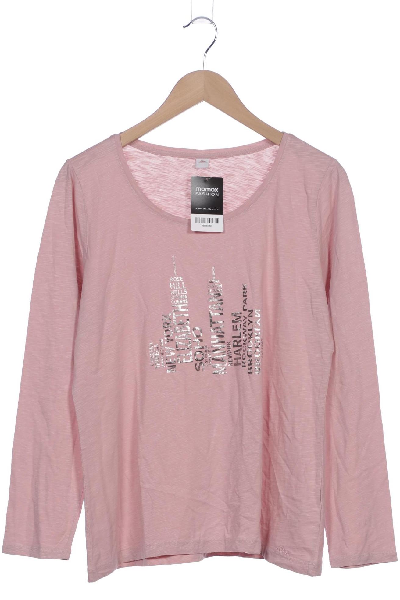 

s.Oliver Damen Langarmshirt, pink, Gr. 44