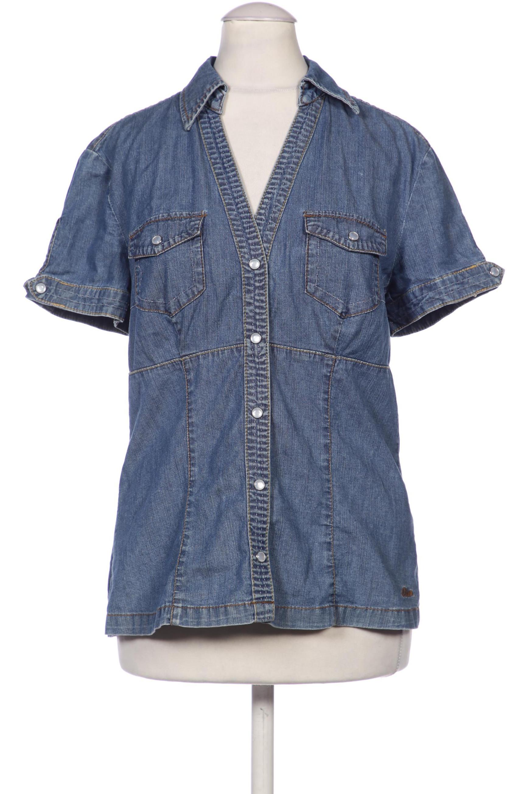 

s.Oliver Damen Bluse, blau, Gr. 36