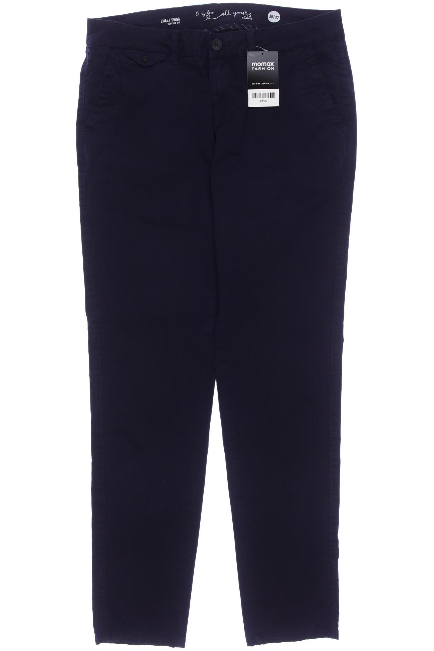 

s.Oliver Damen Stoffhose, marineblau, Gr. 38