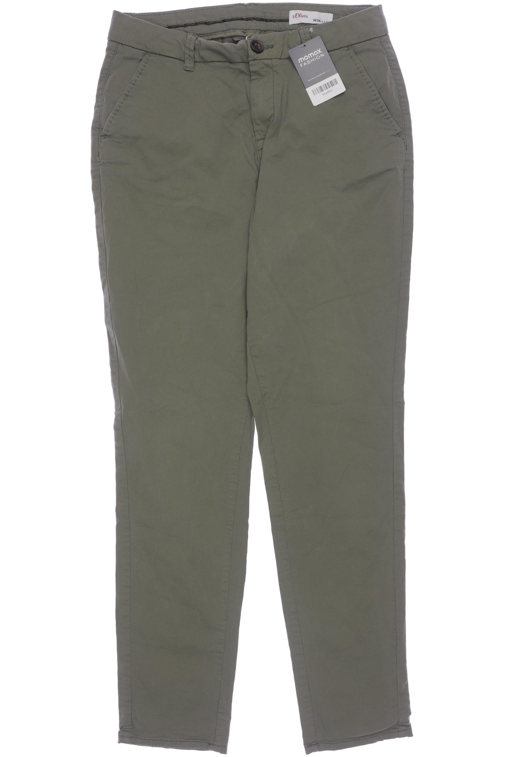 

s.Oliver Damen Stoffhose, grün, Gr. 38