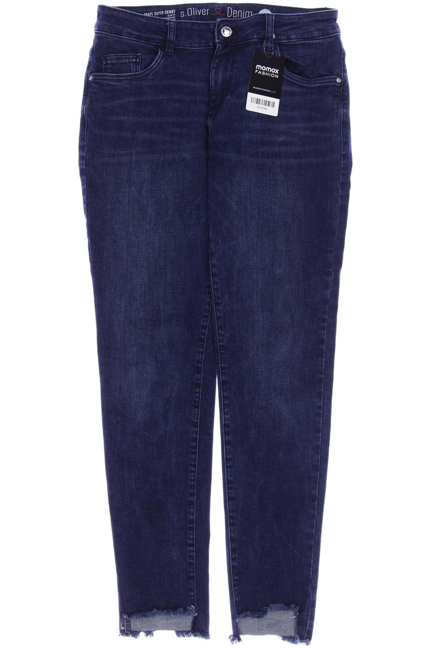 

s.Oliver Damen Jeans, marineblau