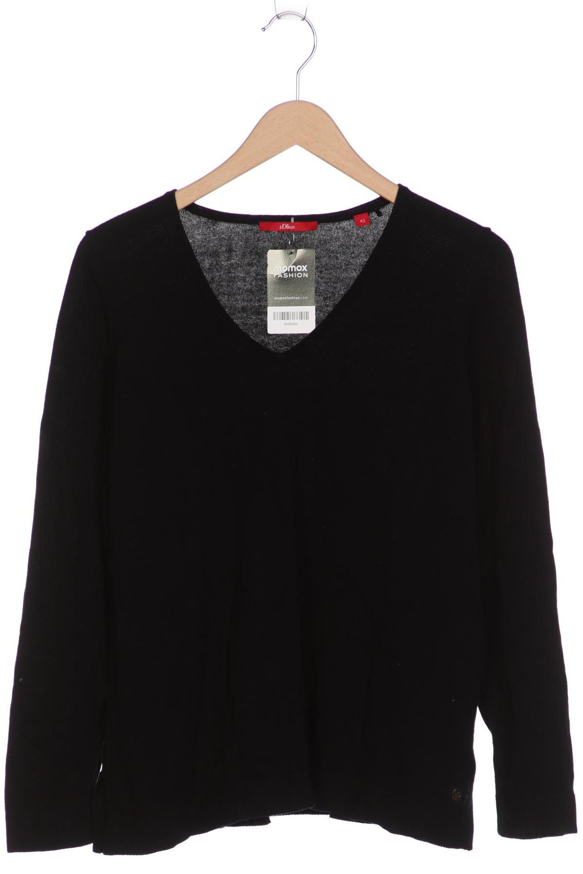 

s.Oliver Damen Pullover, schwarz