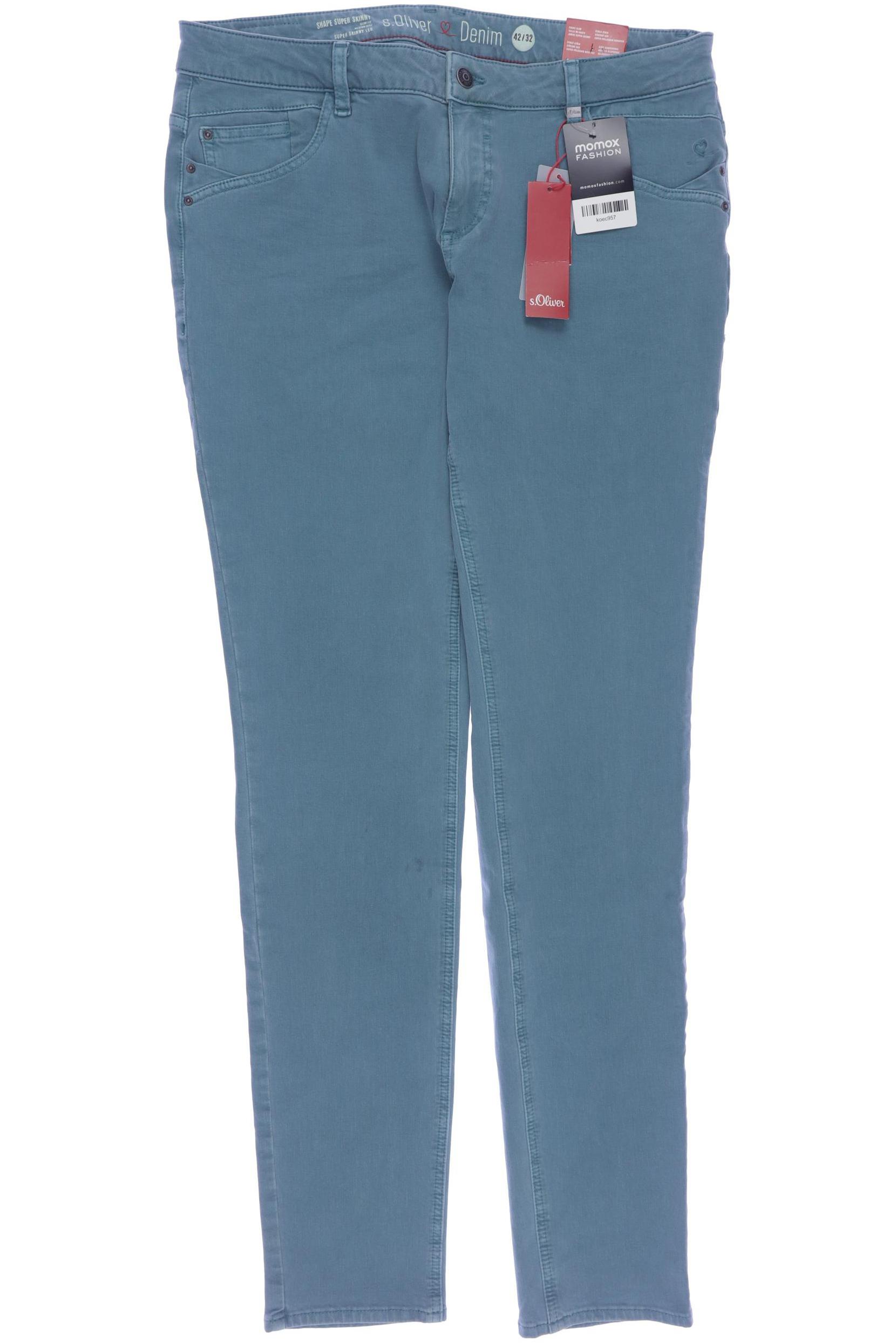 

s.Oliver Damen Jeans, türkis, Gr. 42