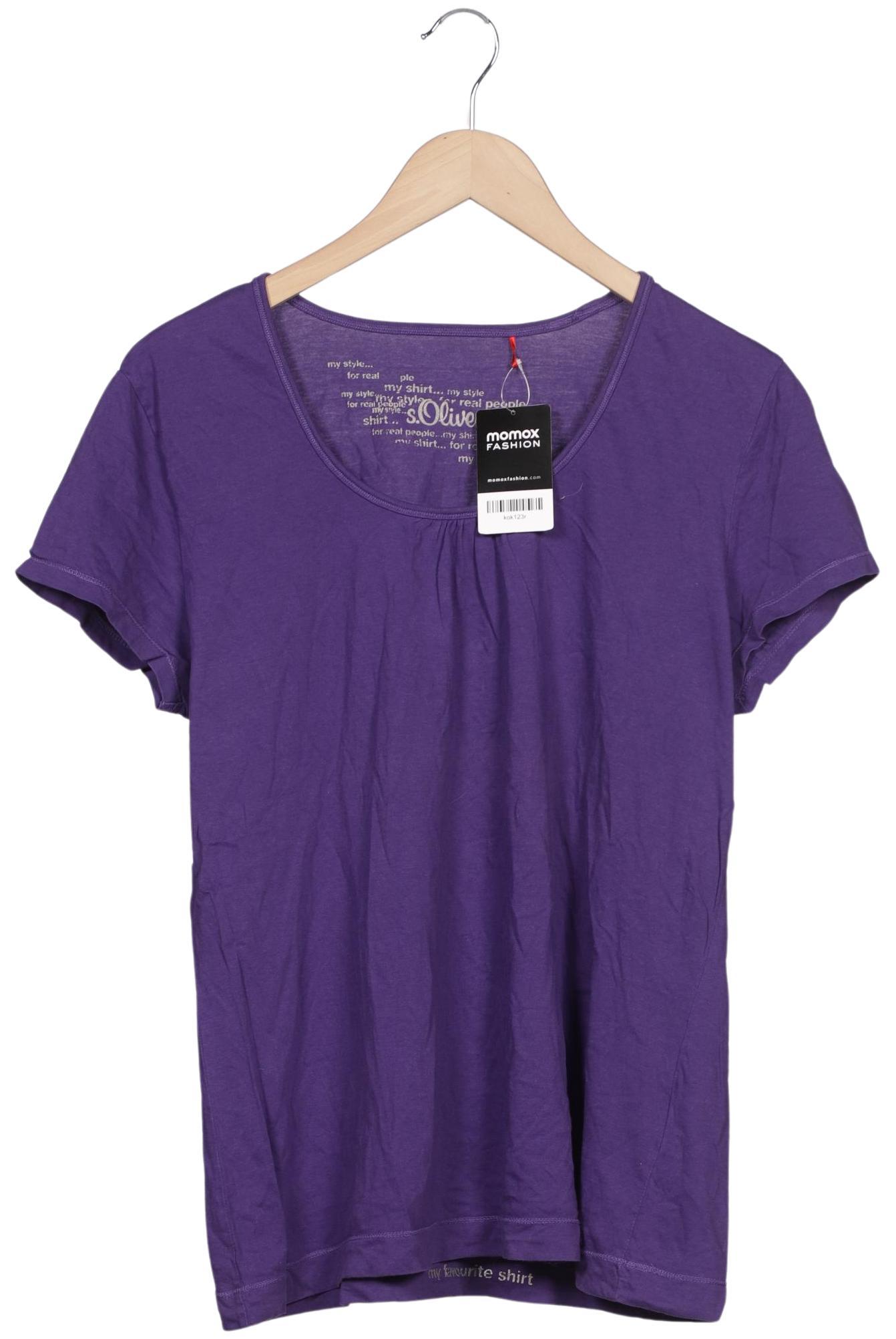 

s.Oliver Damen T-Shirt, flieder, Gr. 46