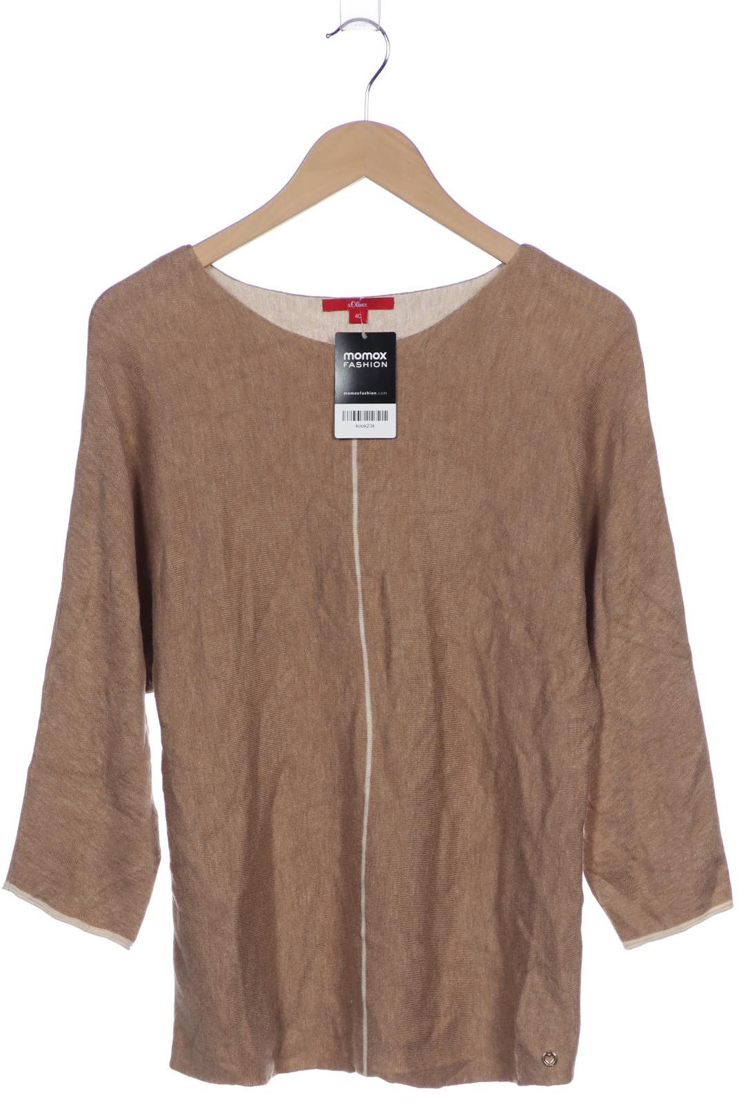 

s.Oliver Damen Pullover, beige, Gr. 40
