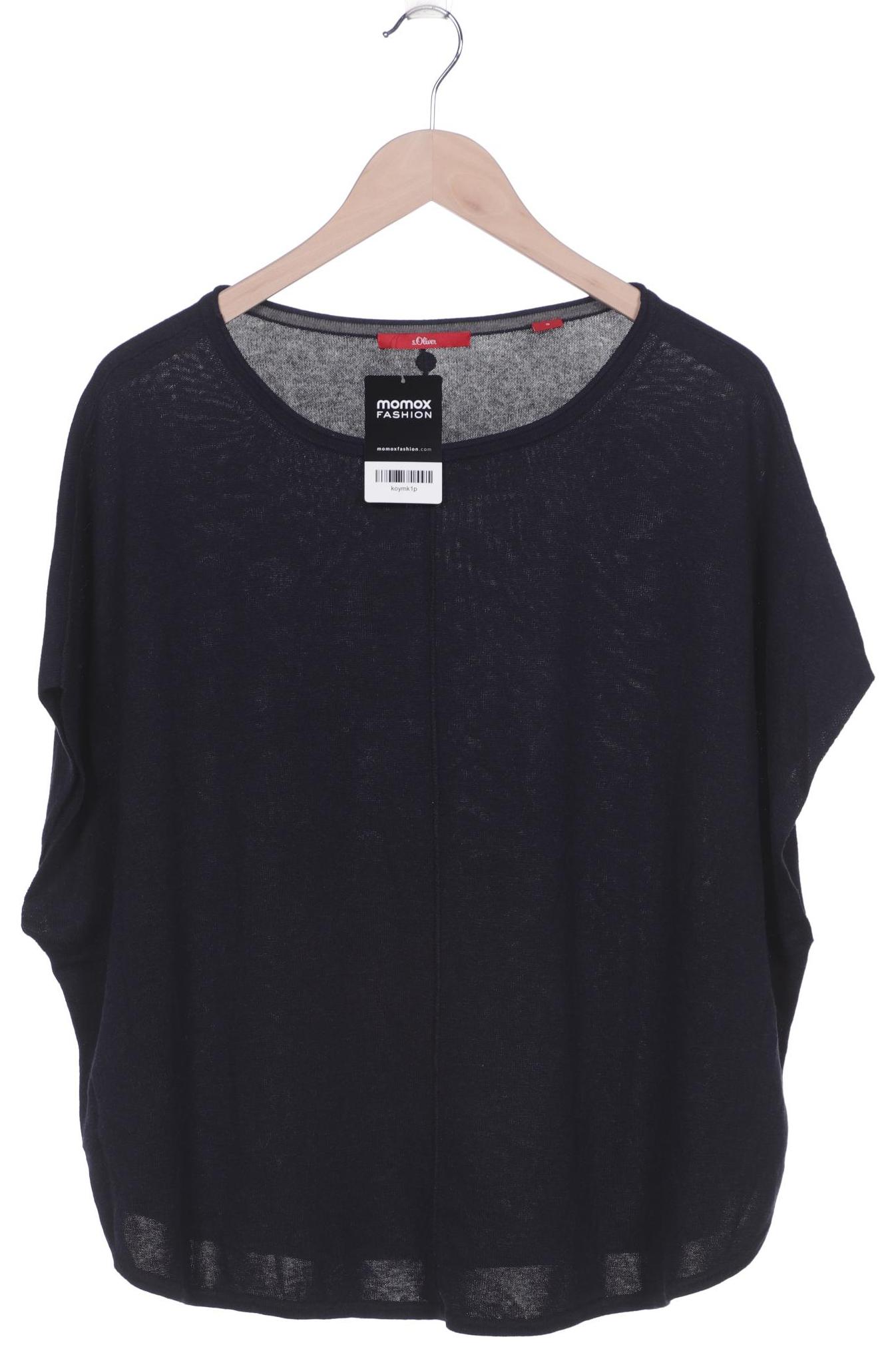 

s.Oliver Damen Pullover, marineblau