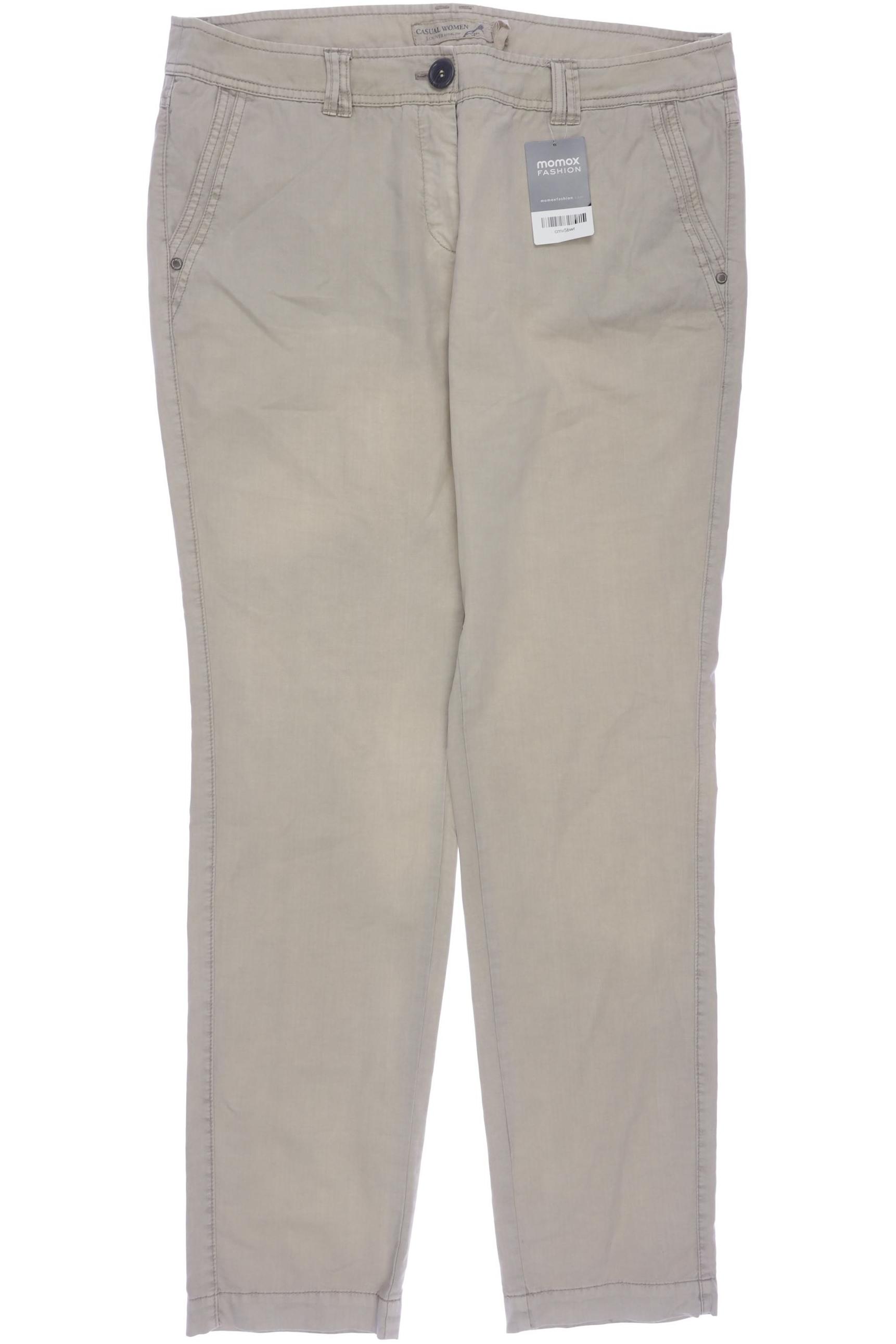

s.Oliver Damen Stoffhose, beige, Gr. 42