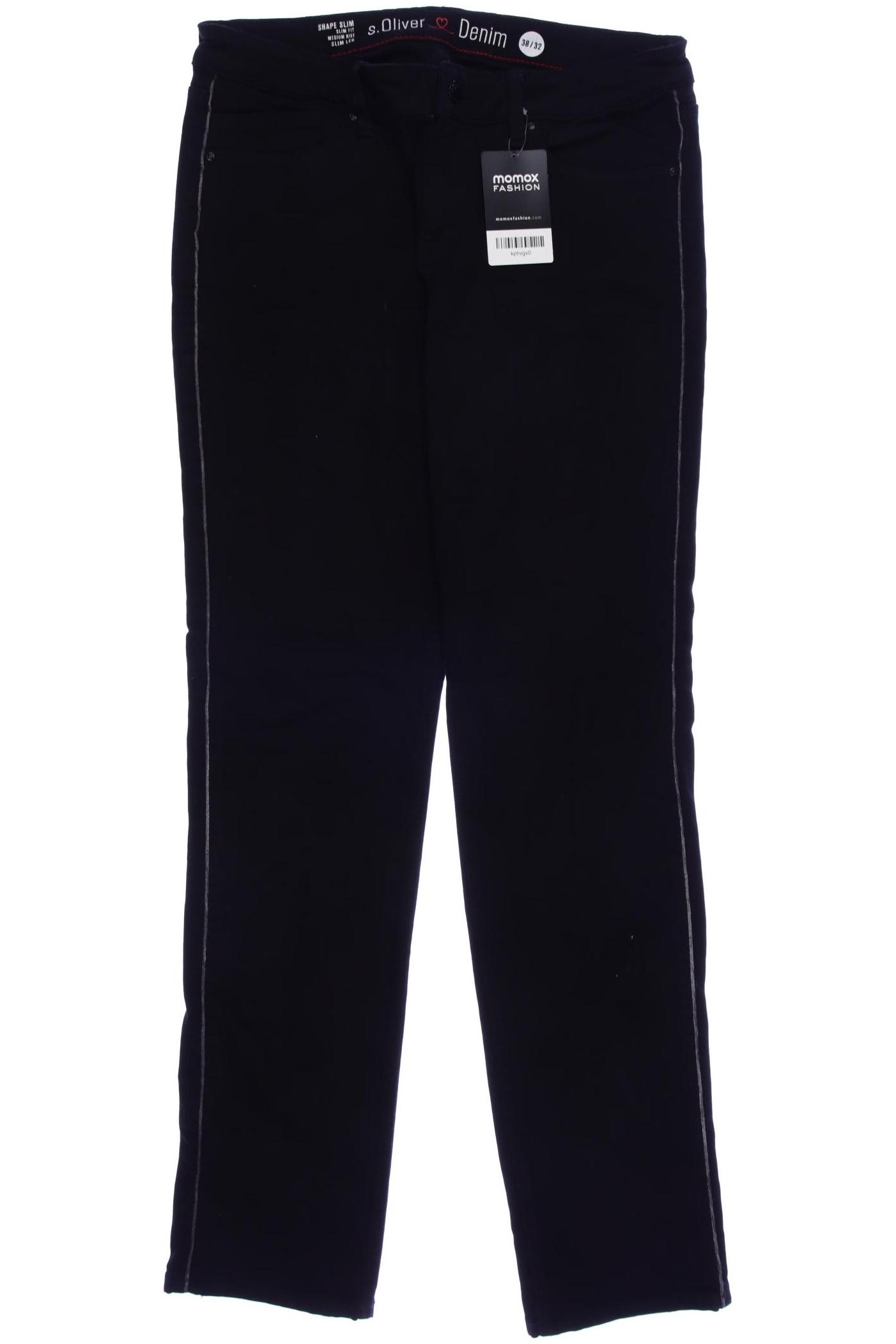 

s.Oliver Damen Jeans, schwarz, Gr. 38