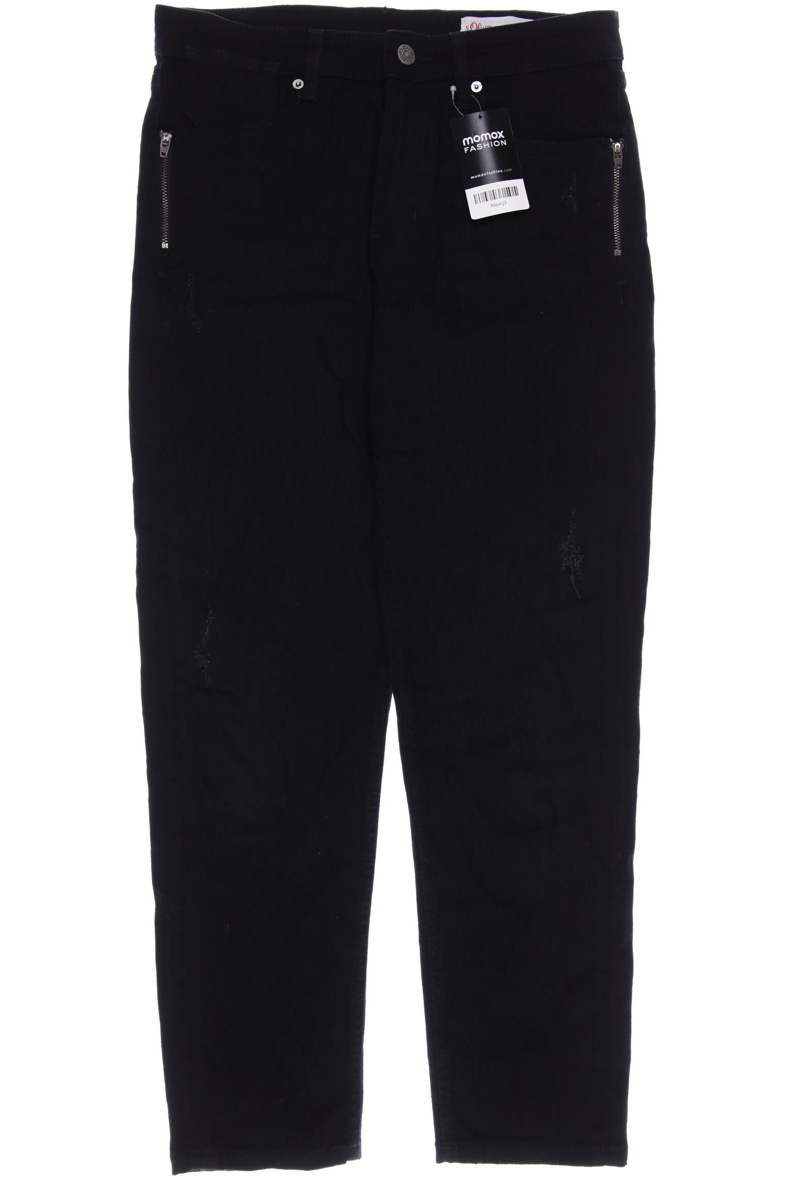 

s.Oliver Damen Jeans, schwarz