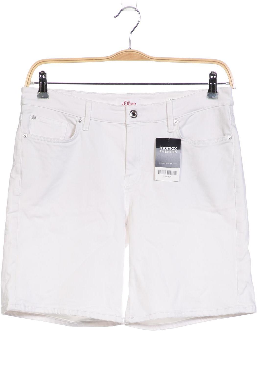 

s.Oliver Damen Shorts, weiß, Gr. 40