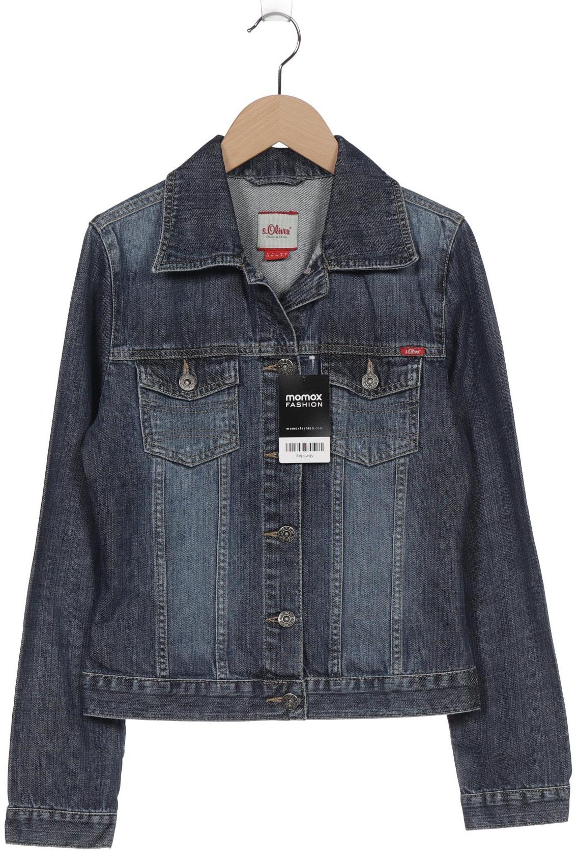 

s.Oliver Damen Jacke, blau, Gr. 34