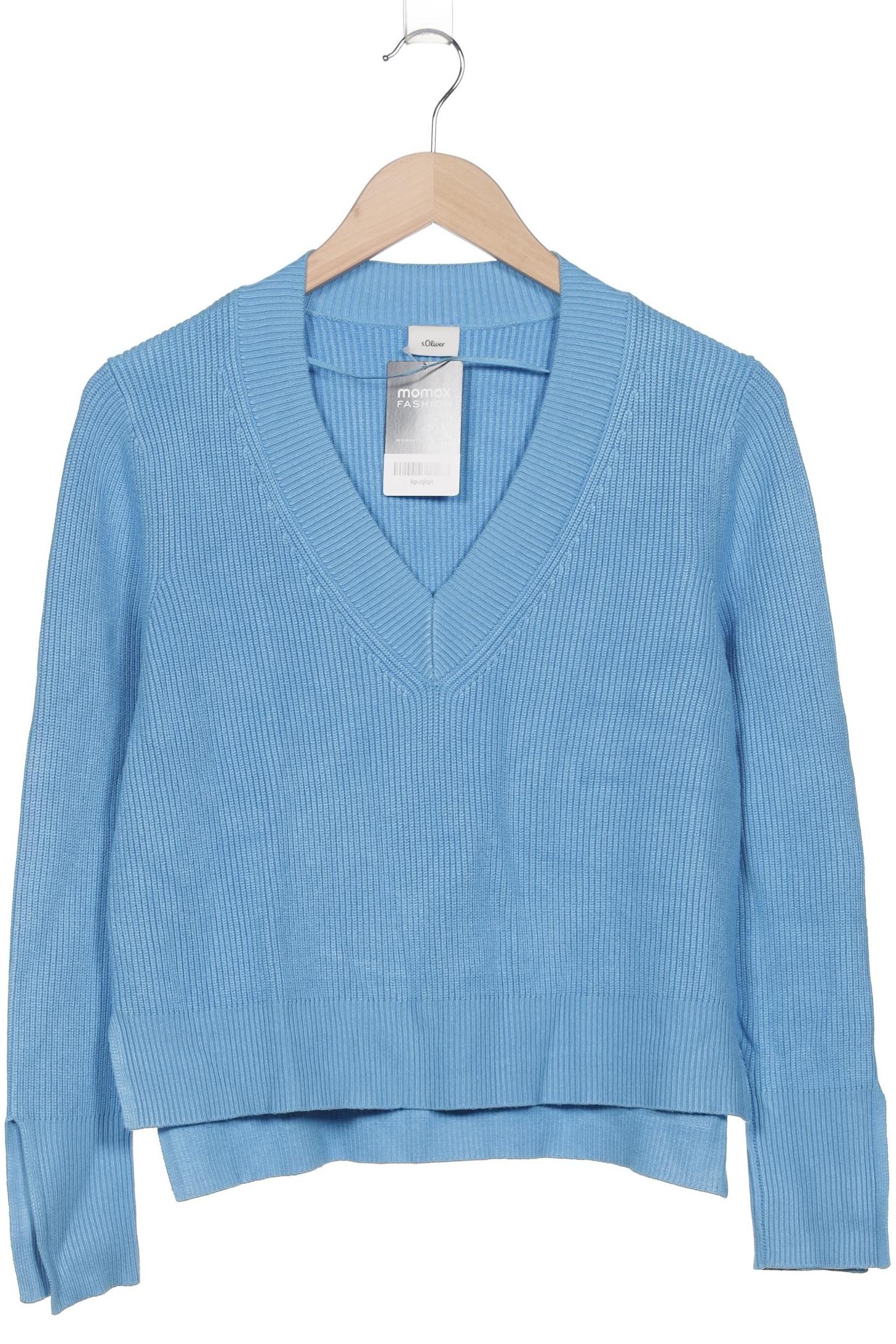 

s.Oliver Damen Pullover, blau, Gr. 38