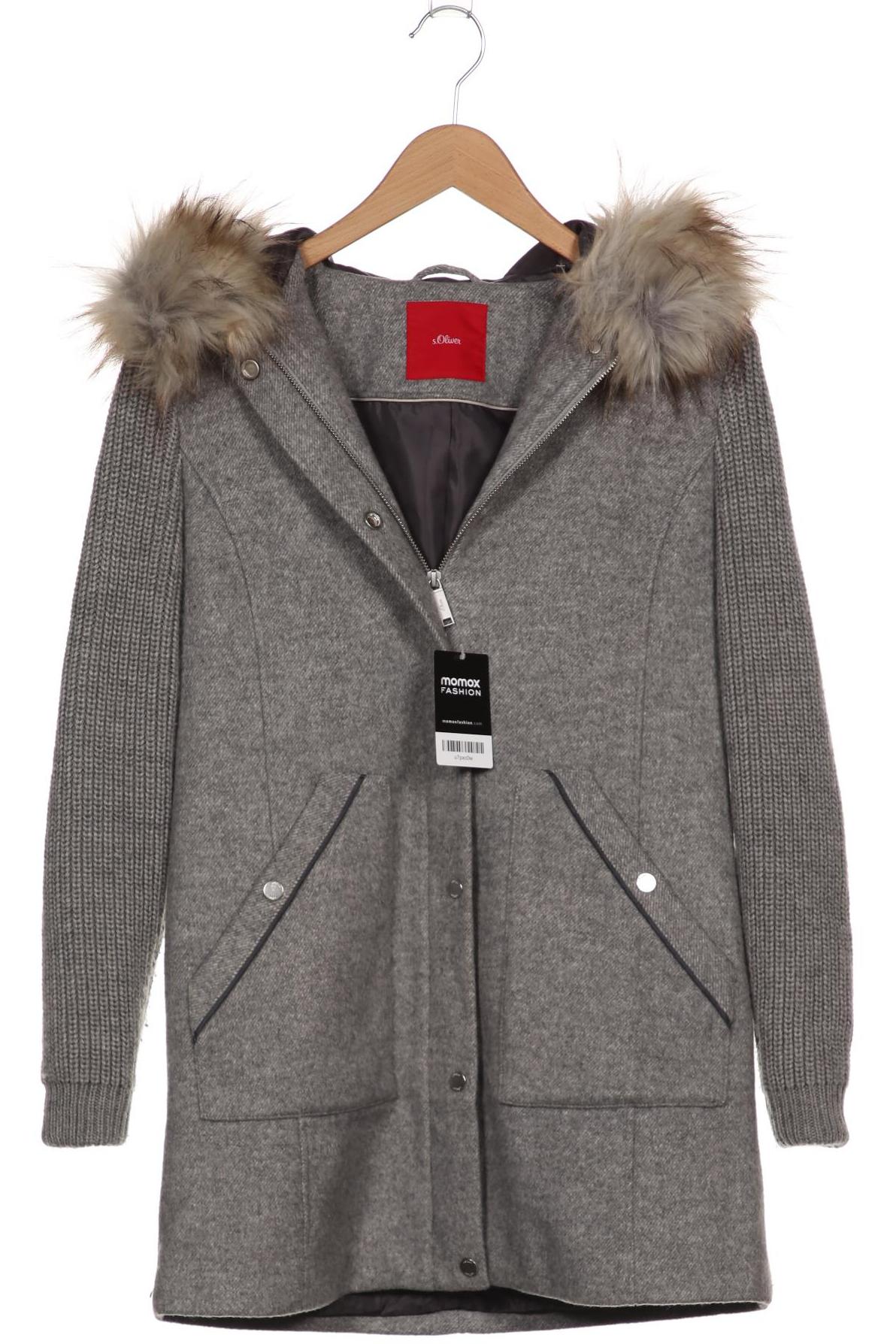 

s.Oliver Damen Mantel, grau