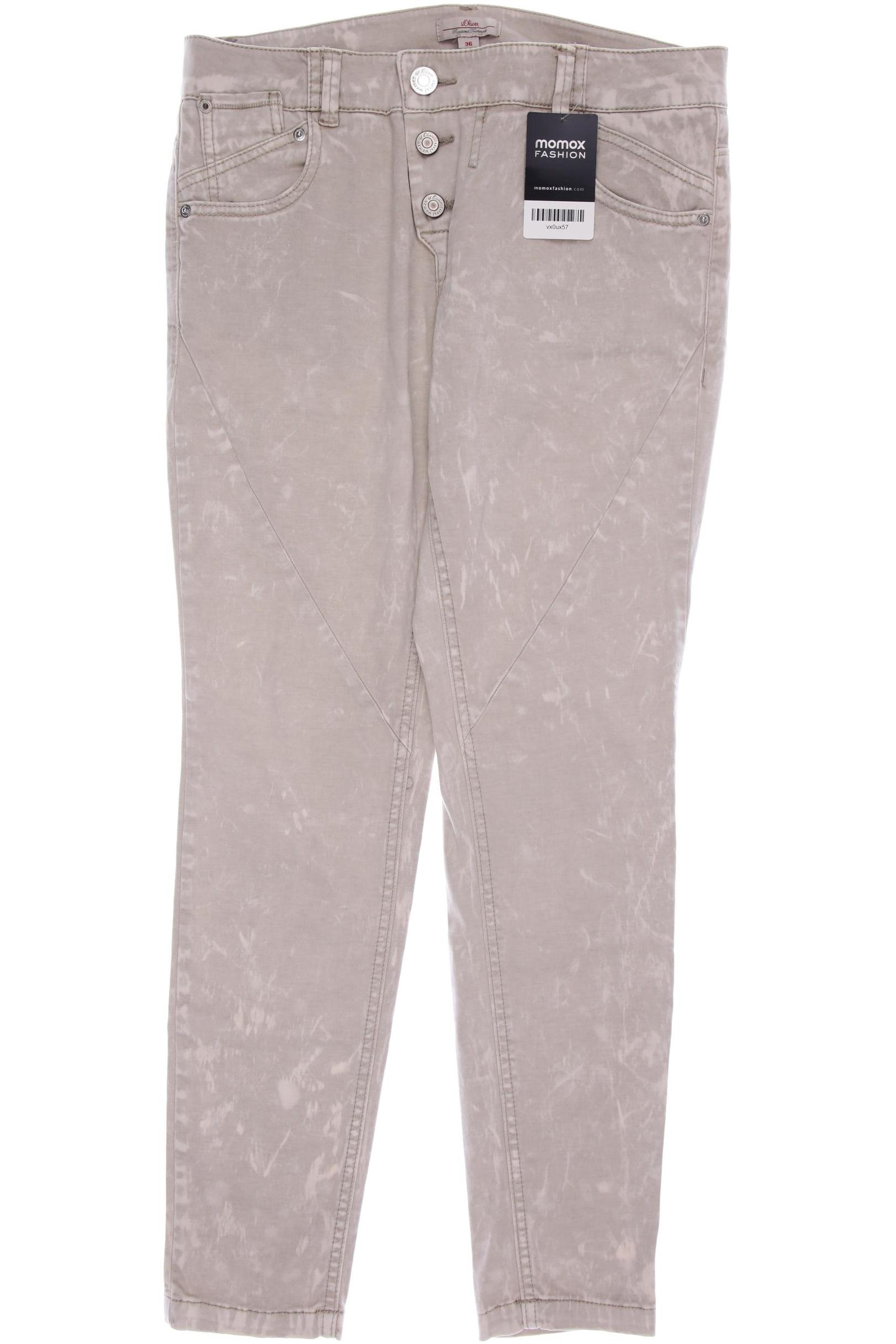 

s.Oliver Damen Jeans, beige, Gr. 36