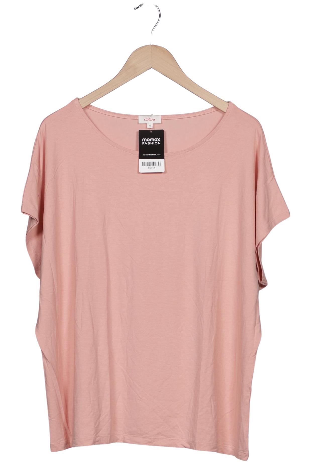 

s.Oliver Damen T-Shirt, pink, Gr. 48