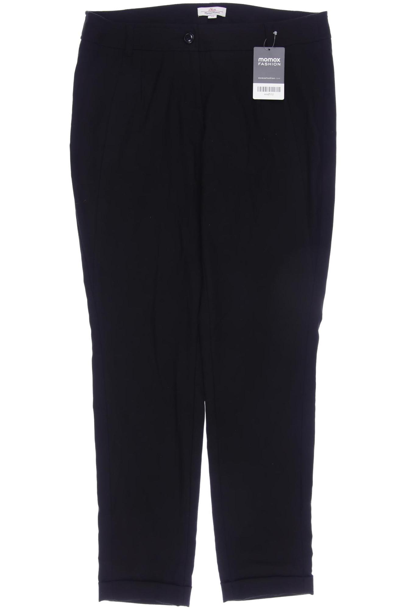 

s.Oliver Damen Stoffhose, schwarz, Gr. 36