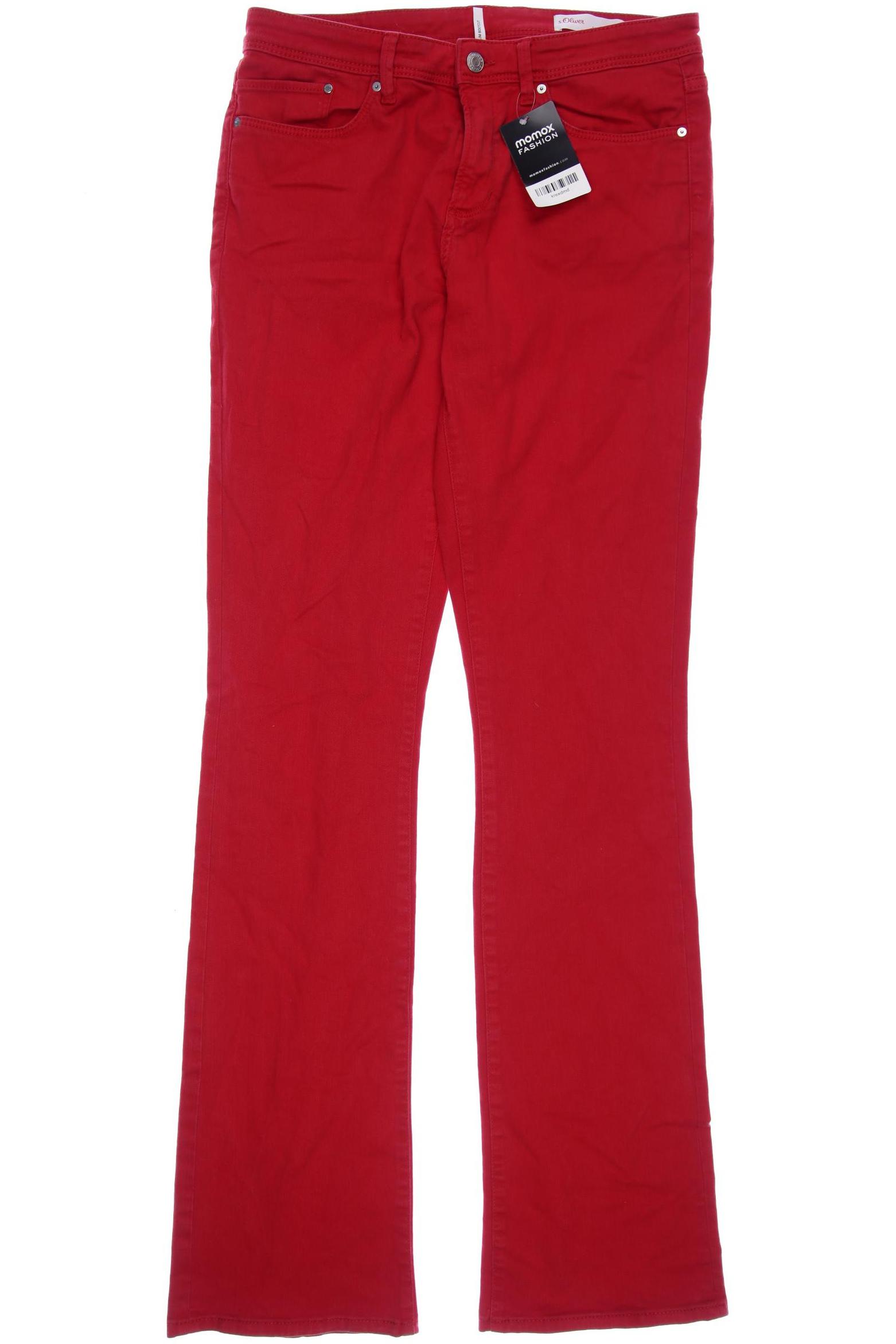 

s.Oliver Damen Jeans, rot