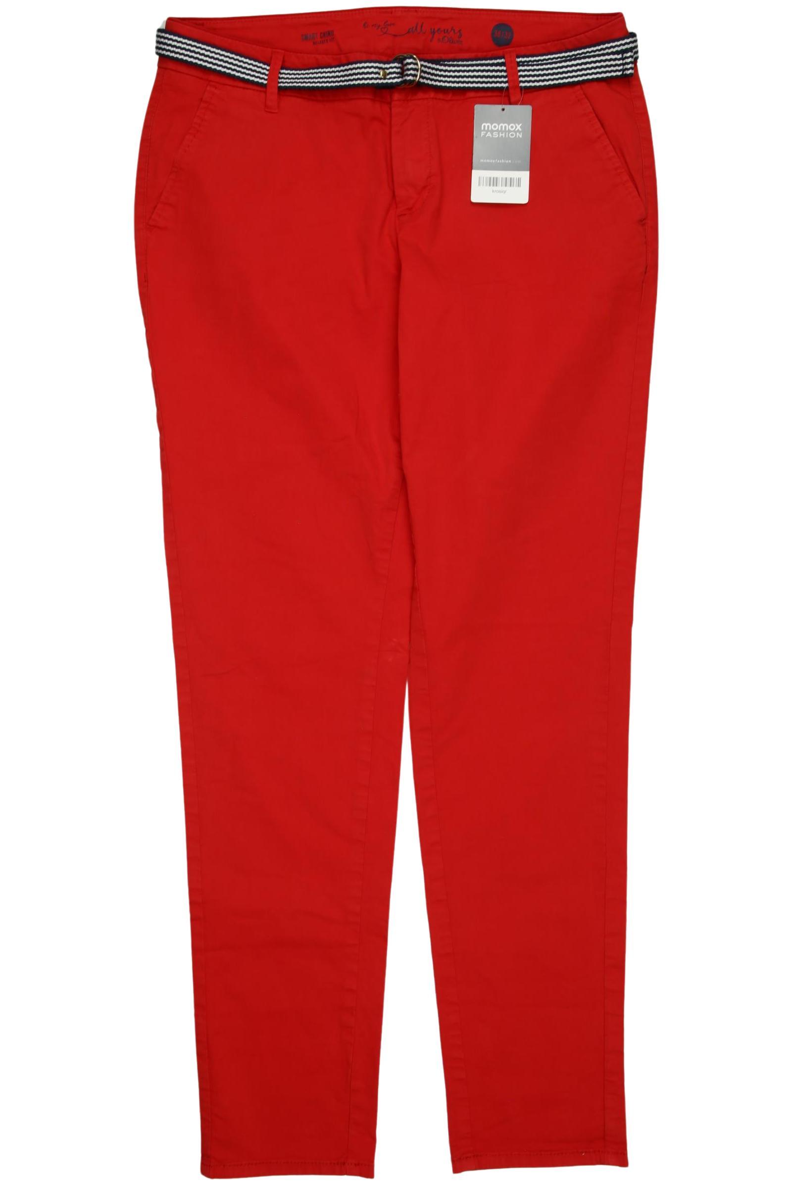 

s.Oliver Damen Stoffhose, rot, Gr. 38