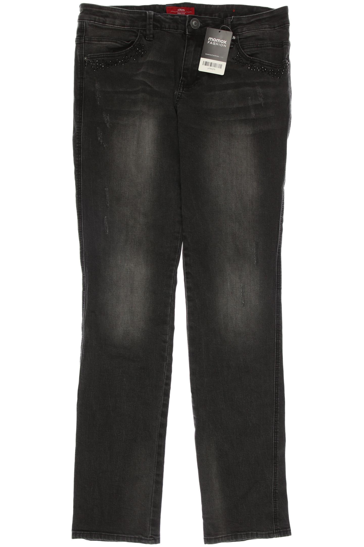 

s.Oliver Damen Jeans, grau
