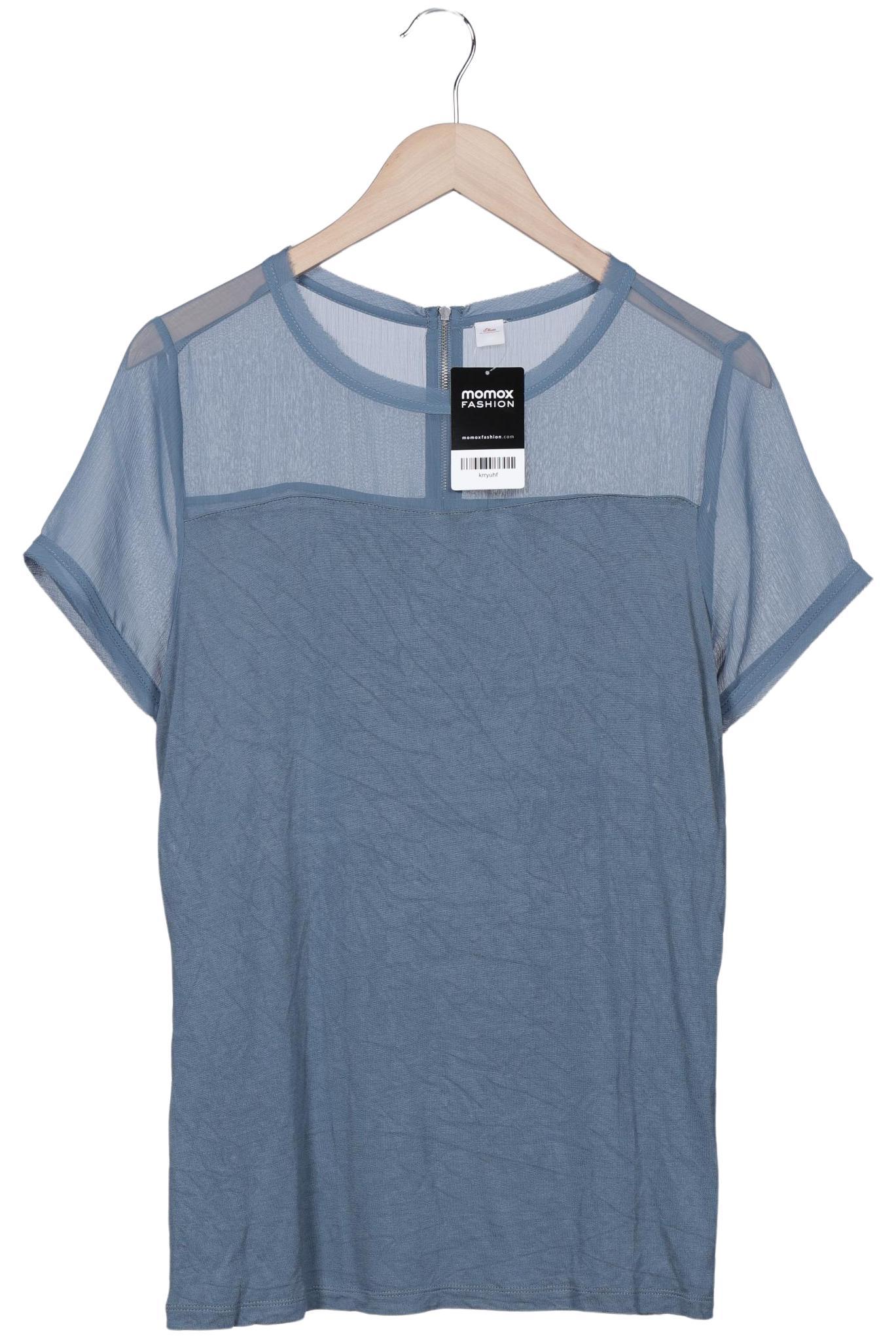 

s.Oliver Damen T-Shirt, hellblau, Gr. 42