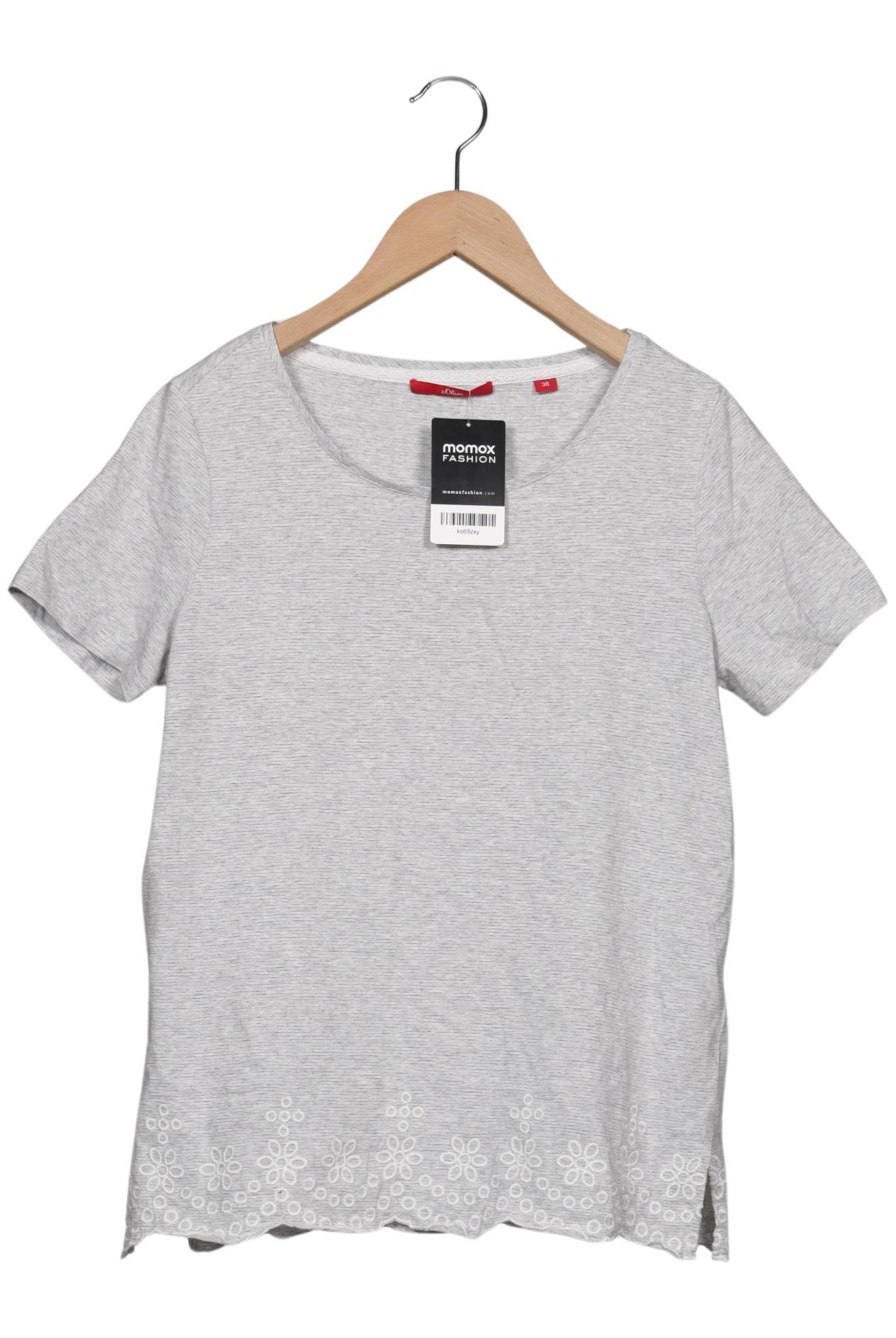 

s.Oliver Damen T-Shirt, grau, Gr. 36
