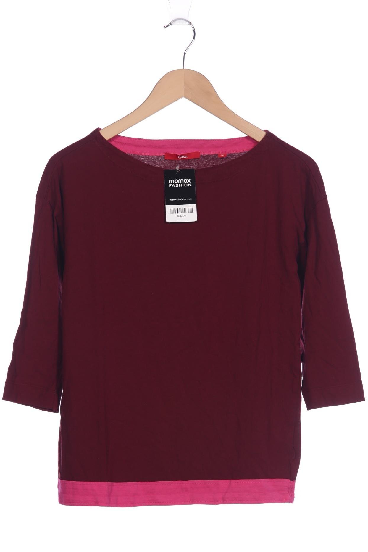 

s.Oliver Damen Langarmshirt, bordeaux, Gr. 36