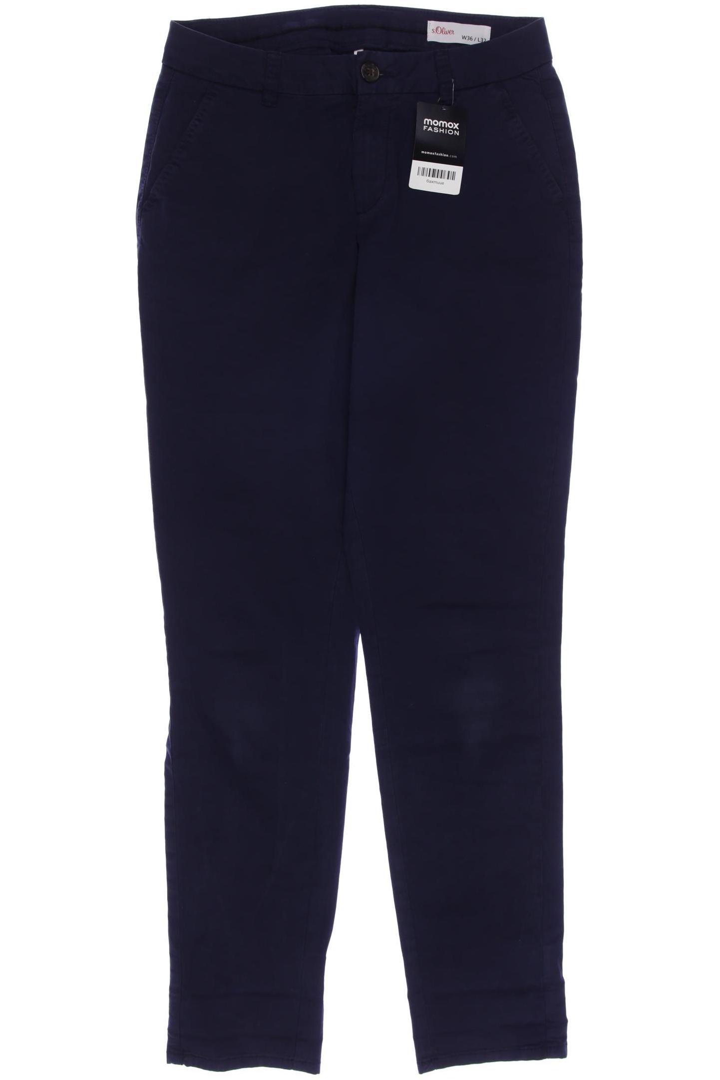 

s.Oliver Damen Stoffhose, marineblau, Gr. 36