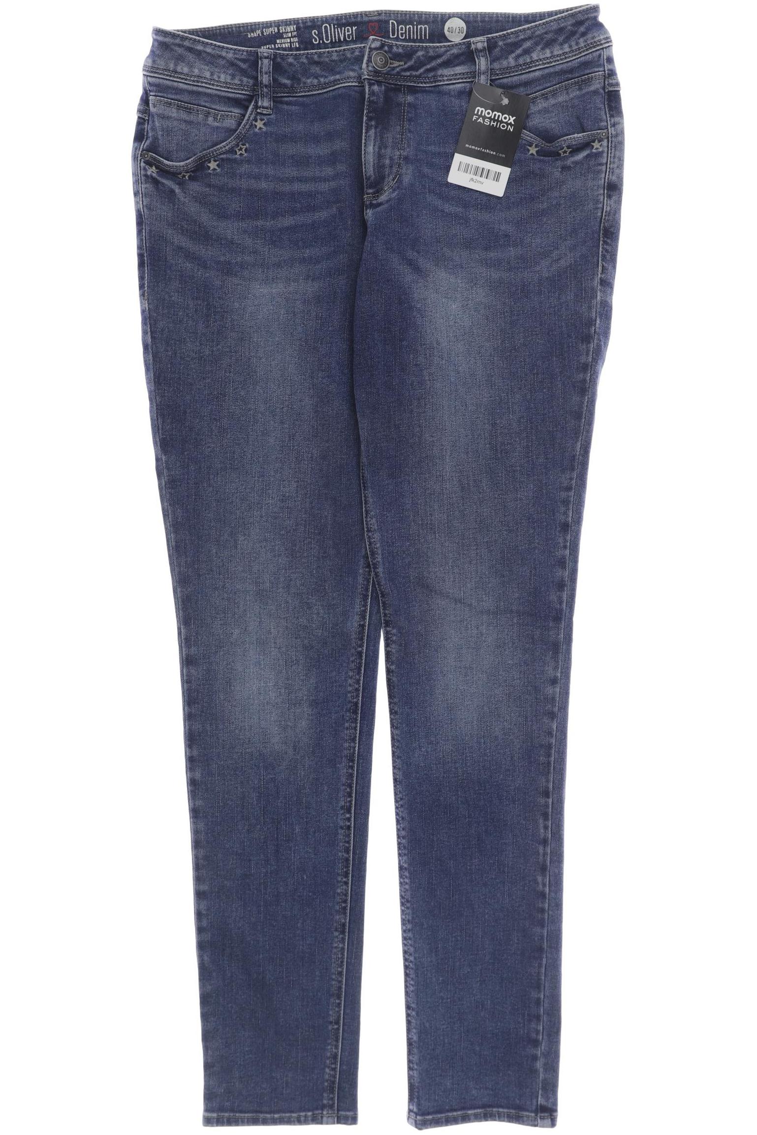 

s.Oliver Damen Jeans, blau