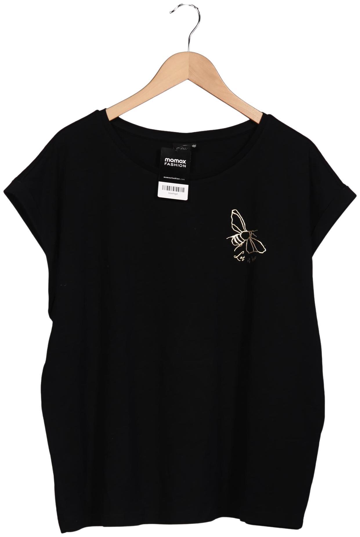 

s.Oliver Damen T-Shirt, schwarz, Gr. 48
