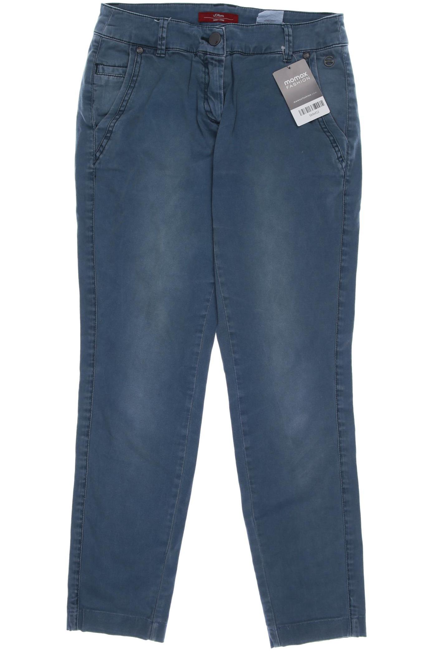 

s.Oliver Damen Stoffhose, türkis, Gr. 32