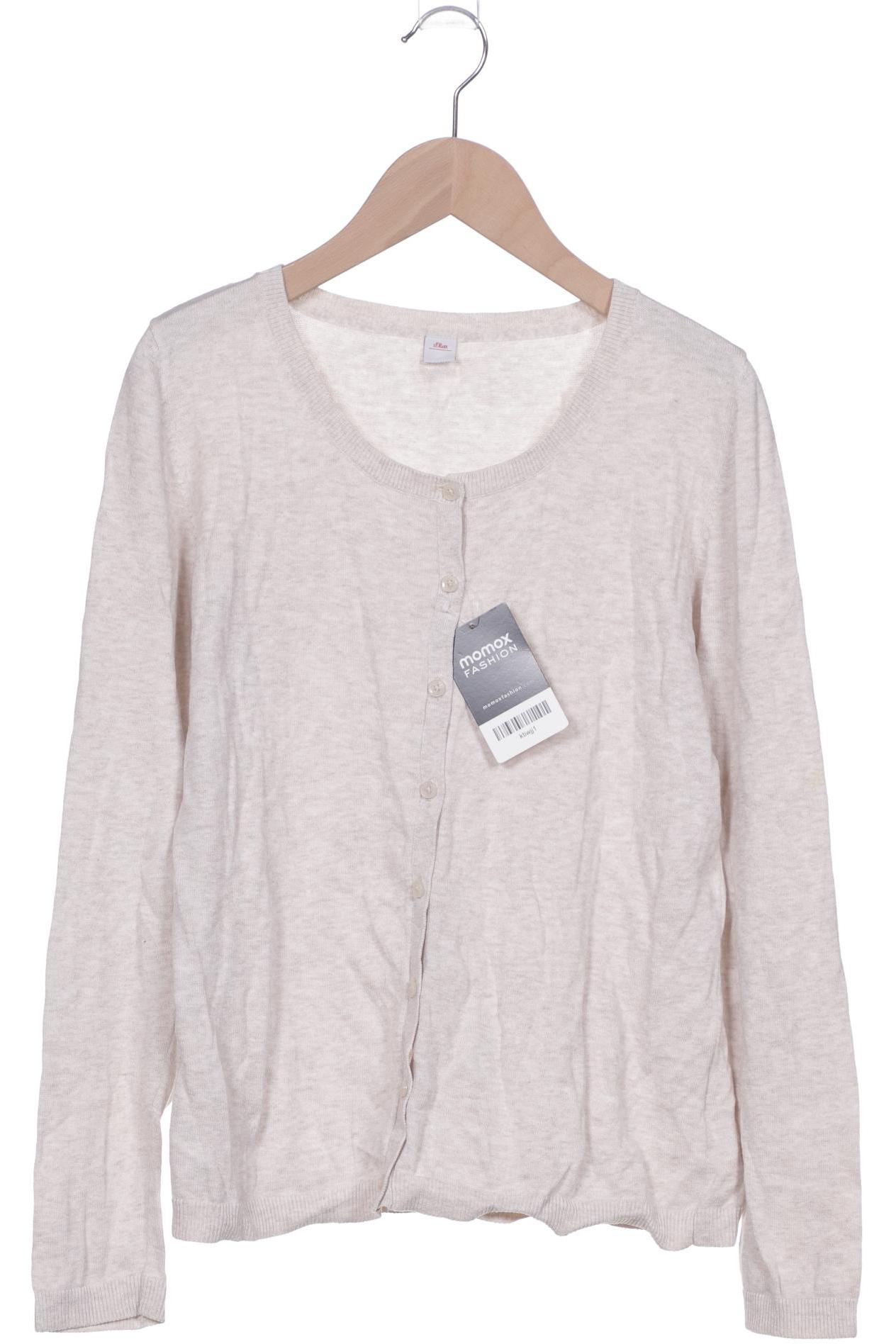 

s.Oliver Damen Strickjacke, grau, Gr. 38