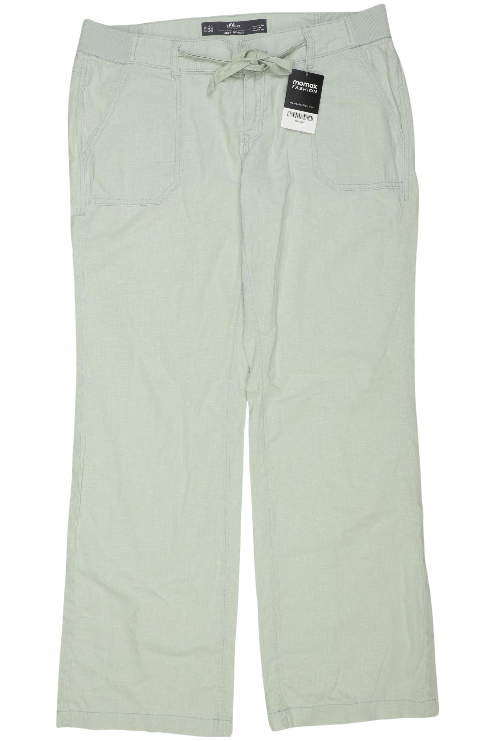 

s.Oliver Damen Stoffhose, hellgrün, Gr. 31