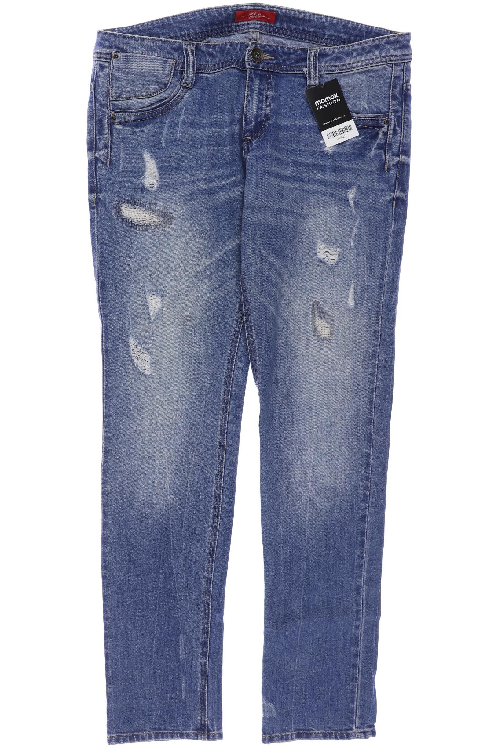 

s.Oliver Damen Jeans, blau