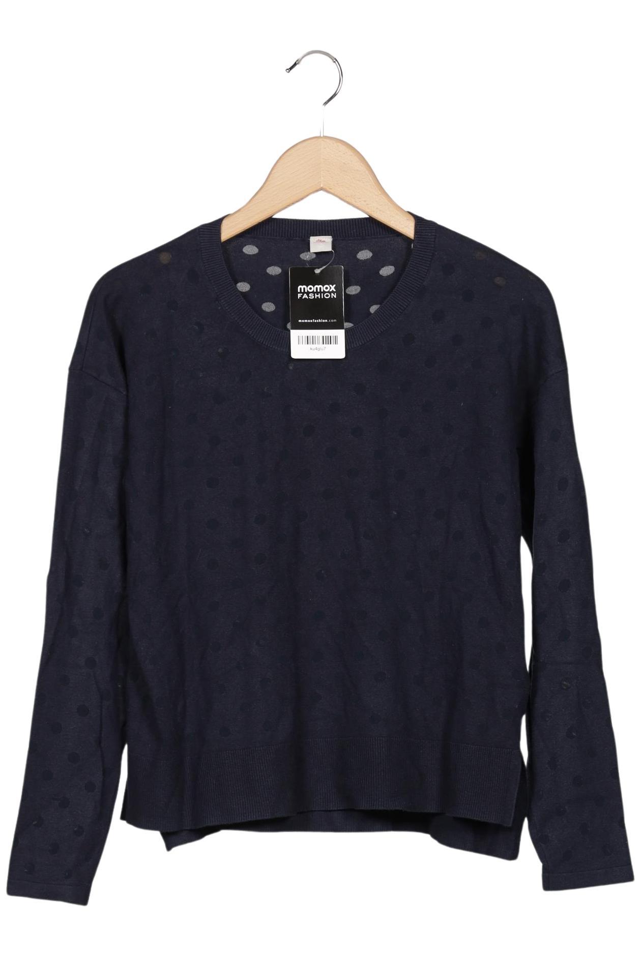 

s.Oliver Damen Pullover, marineblau, Gr. 34