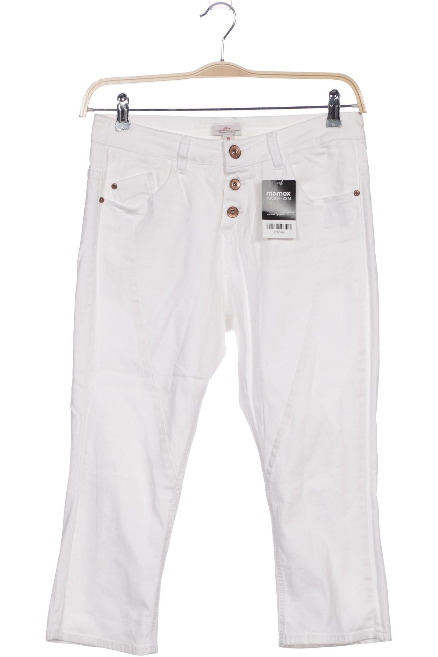 

s.Oliver Damen Jeans, weiß, Gr. 38