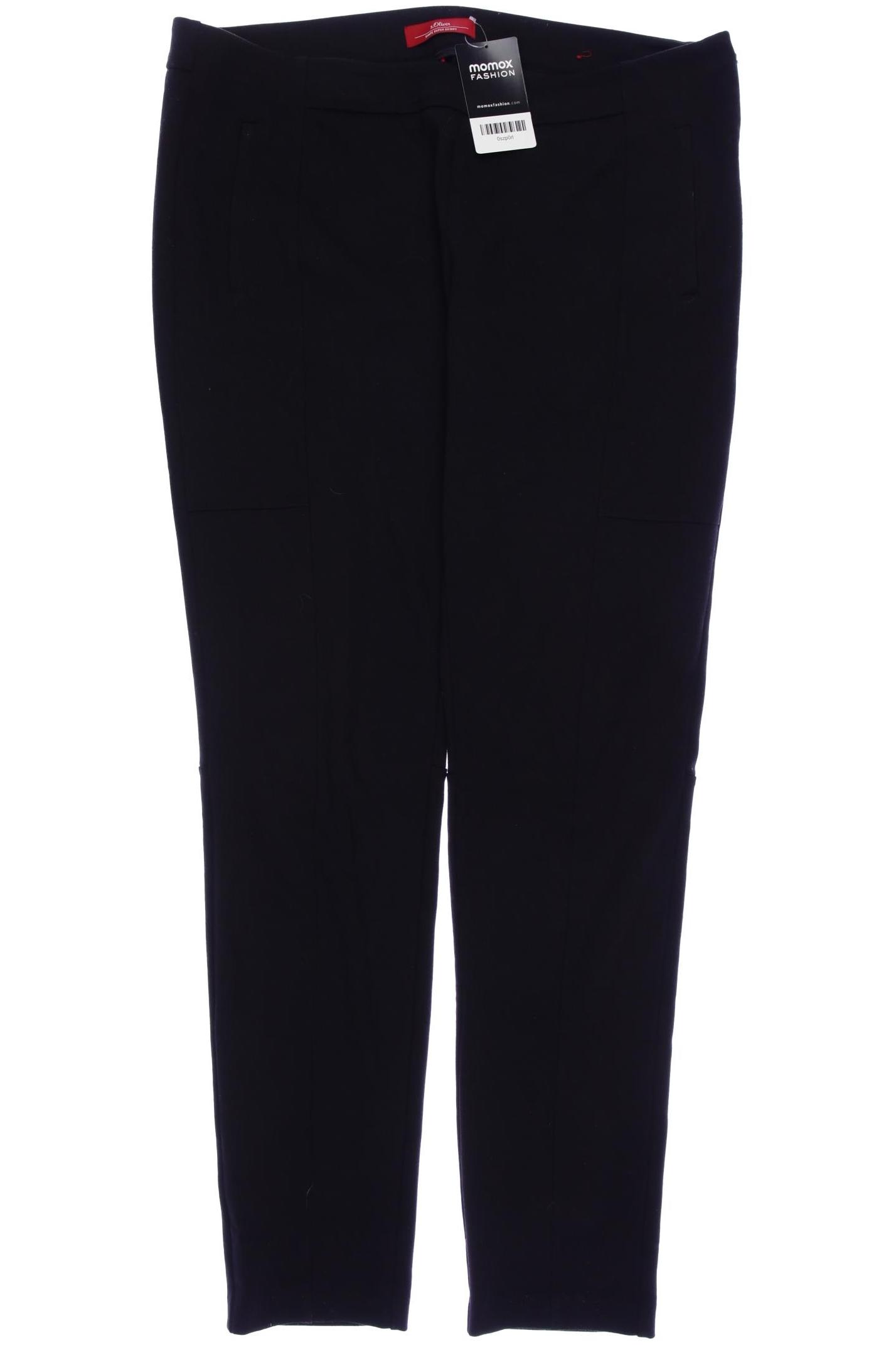 

s.Oliver Damen Stoffhose, schwarz, Gr. 42