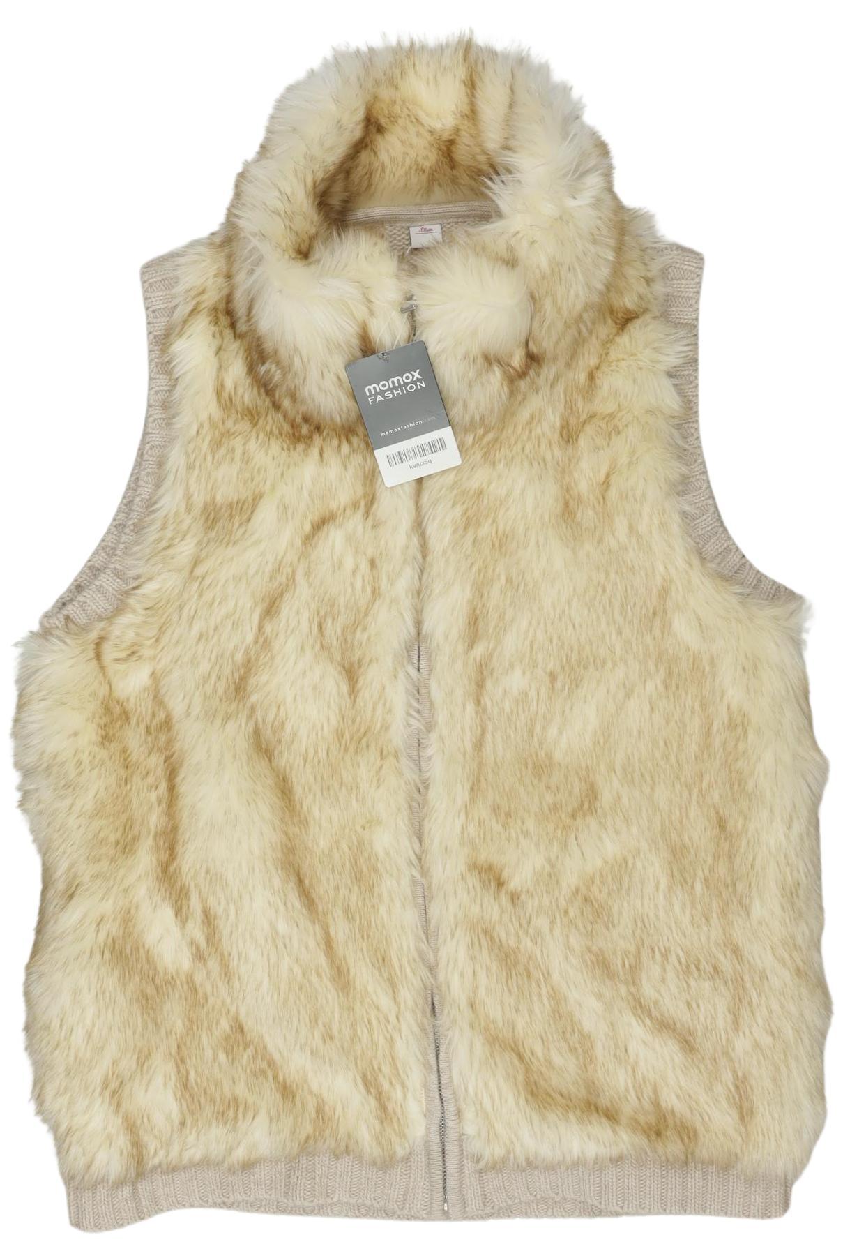 

s.Oliver Damen Weste, beige, Gr. 40