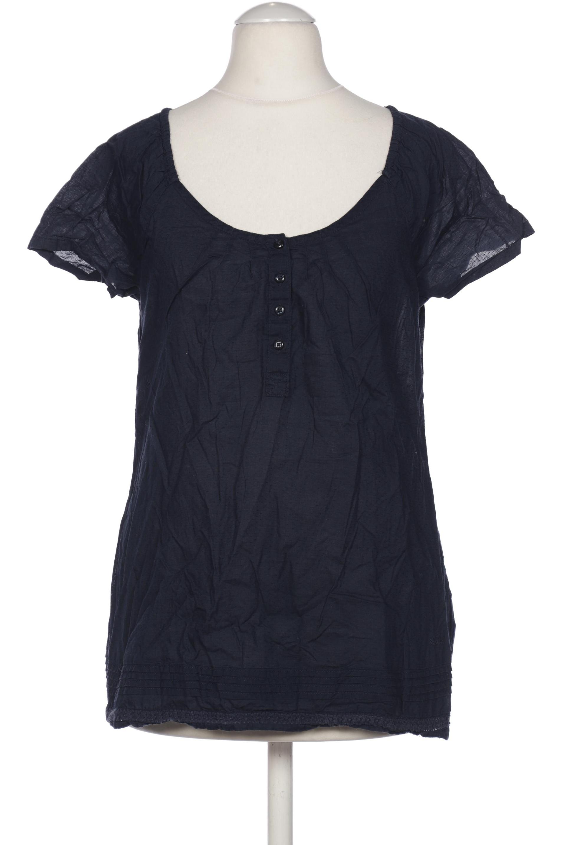 

s.Oliver Damen Bluse, marineblau, Gr. 34