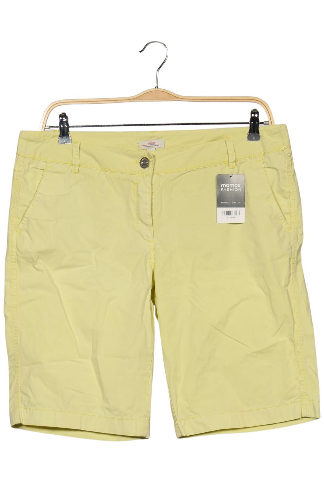 

s.Oliver Damen Shorts, gelb, Gr. 42
