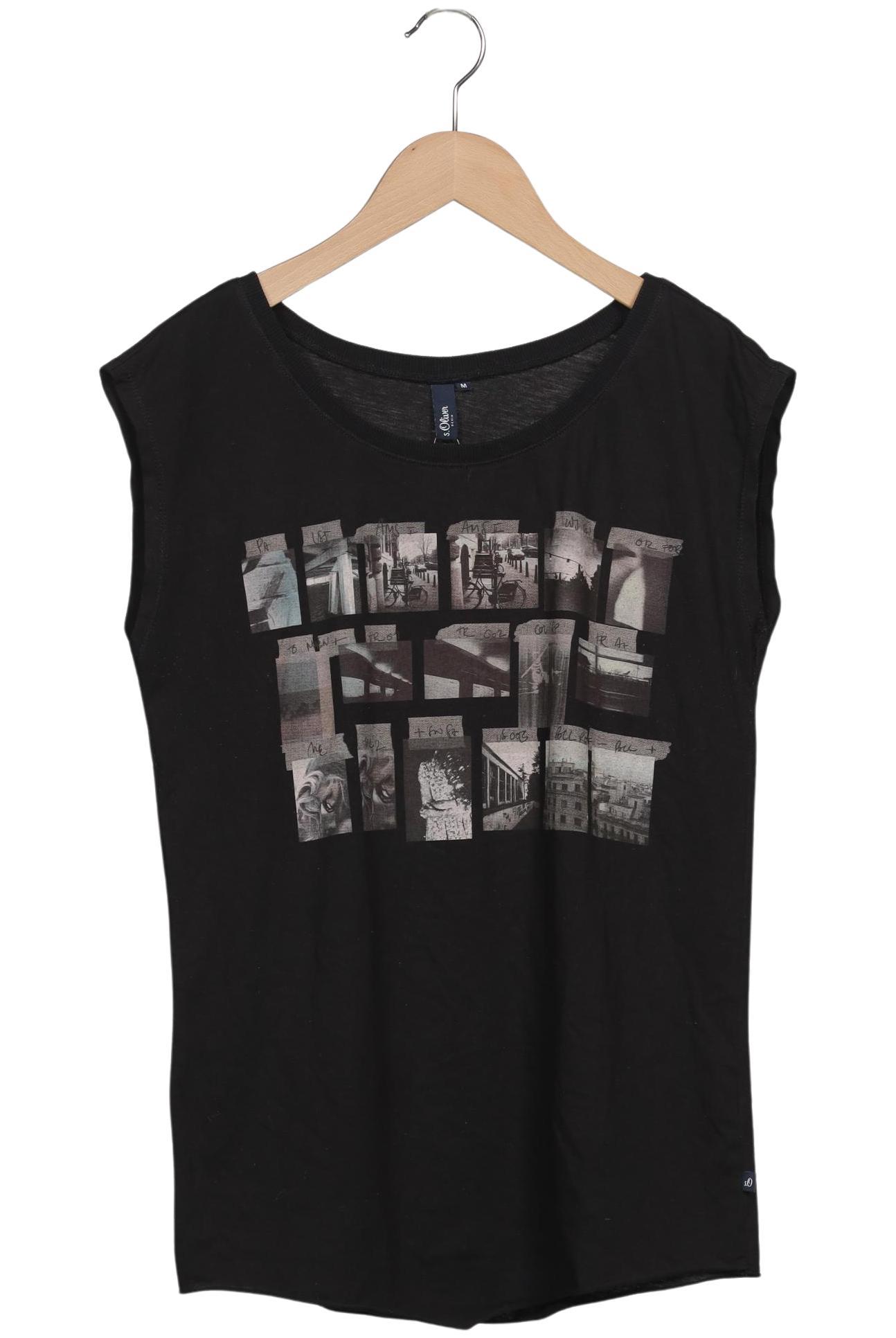 

s.Oliver Damen T-Shirt, schwarz, Gr. 38