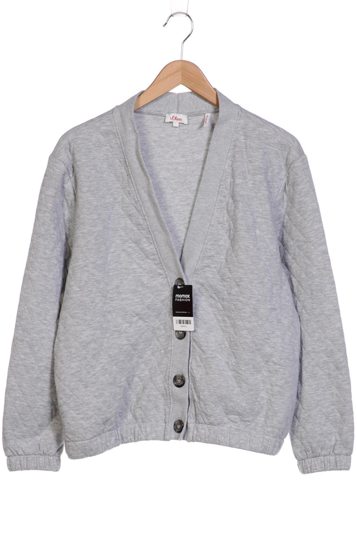 

s.Oliver Damen Strickjacke, grau, Gr. 42