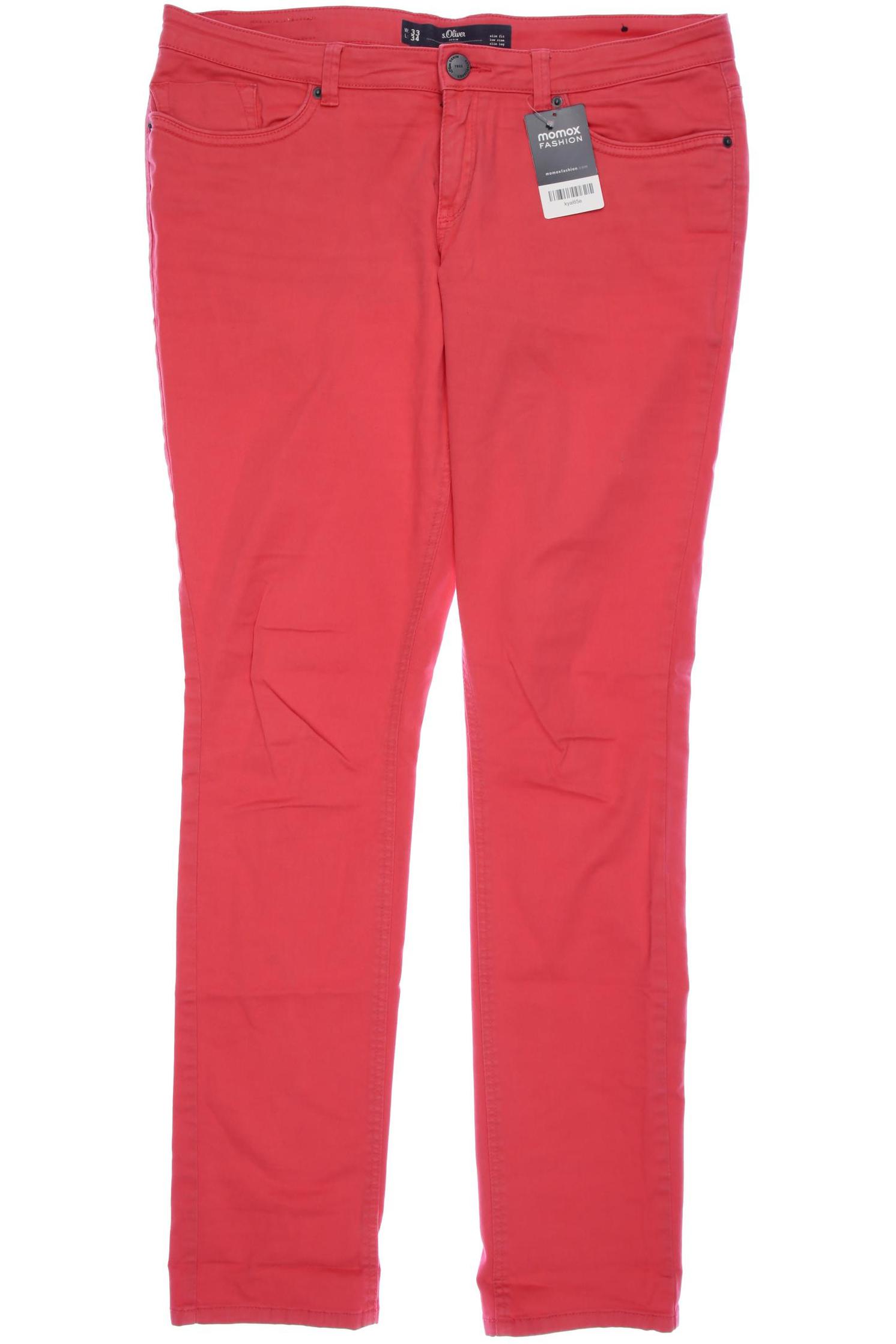 

s.Oliver Damen Jeans, rot, Gr. 33