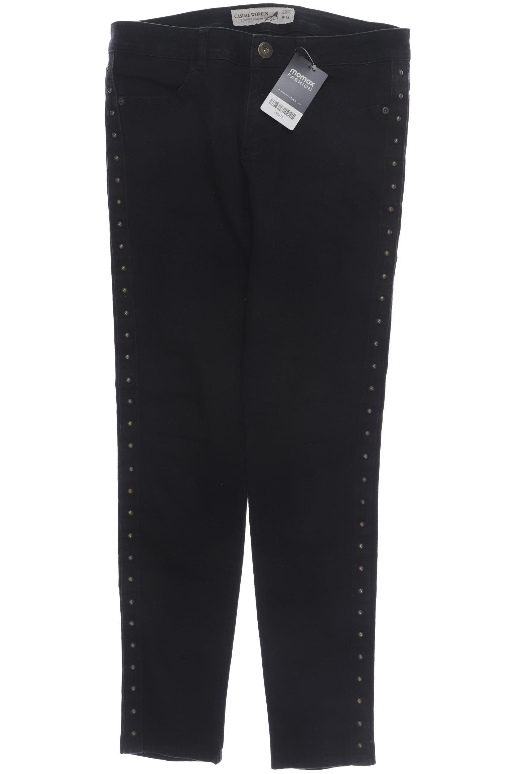 

s.Oliver Damen Jeans, schwarz