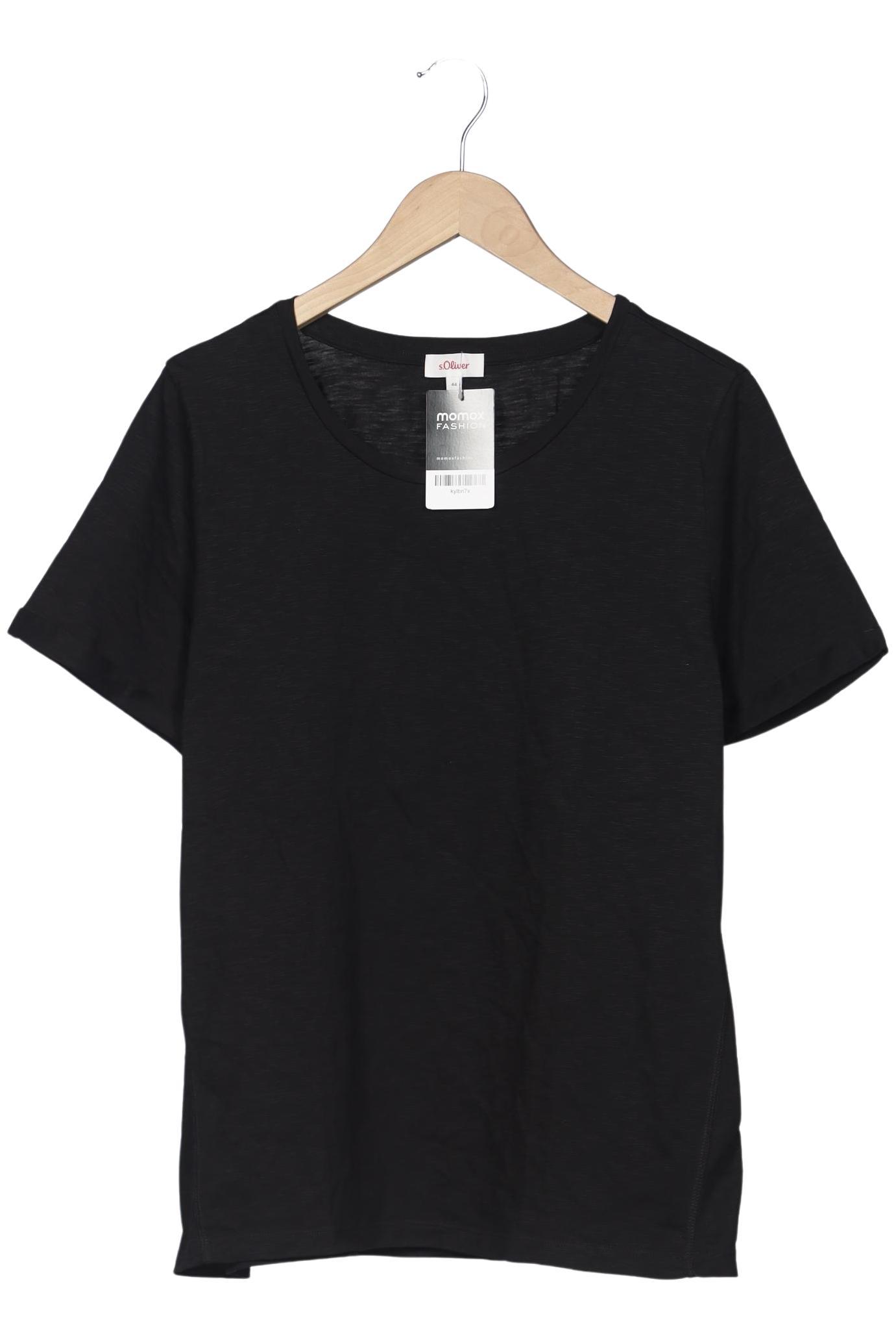 

s.Oliver Damen T-Shirt, schwarz, Gr. 44